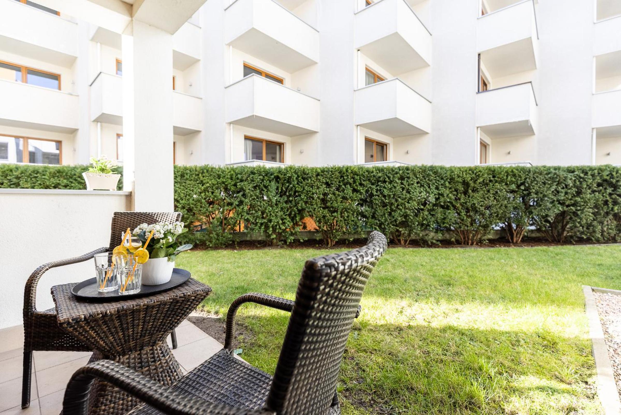outdoor BBQ area