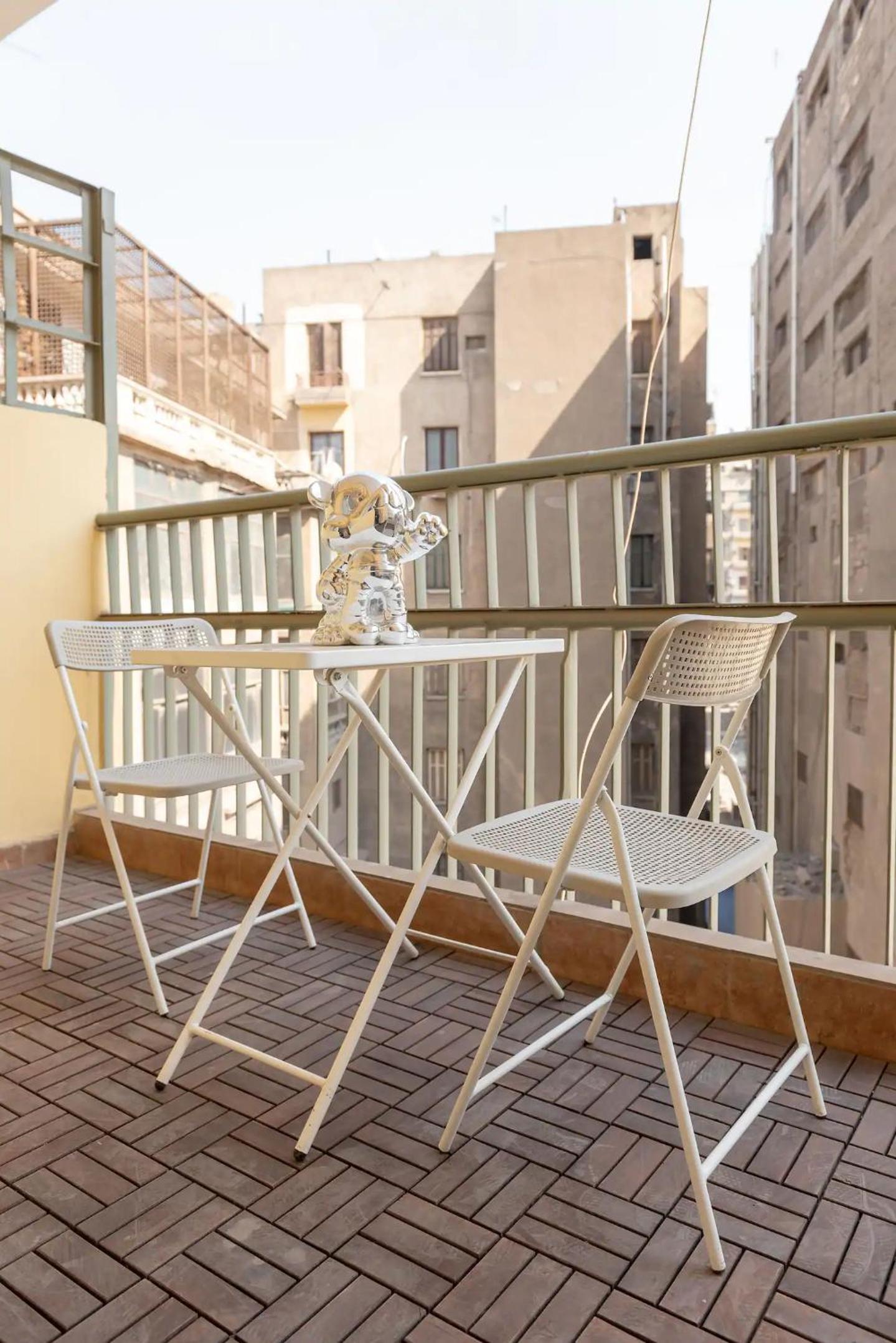 grey l studio apartments Downtown Cairo Ouzonian House
