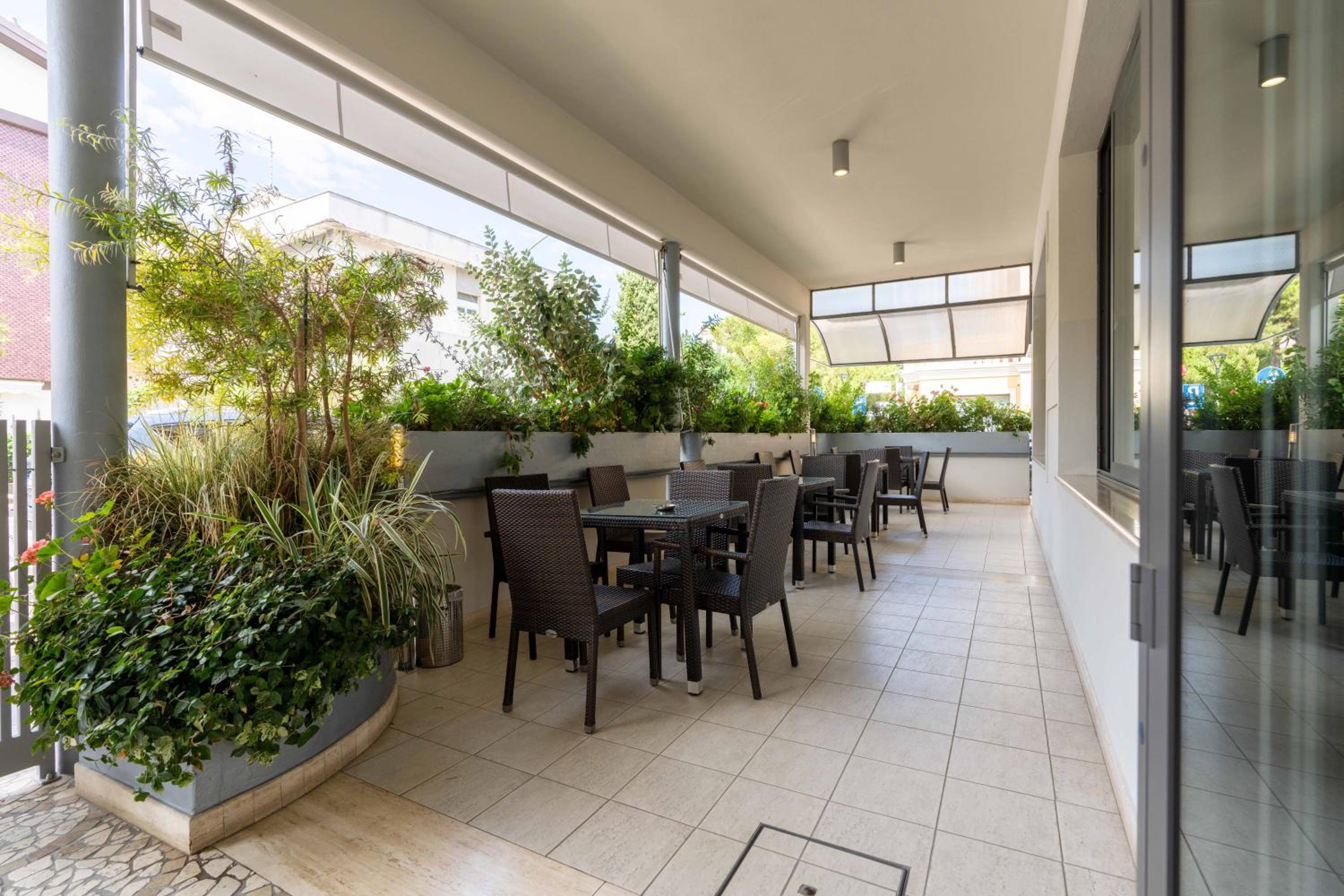 outdoor BBQ area