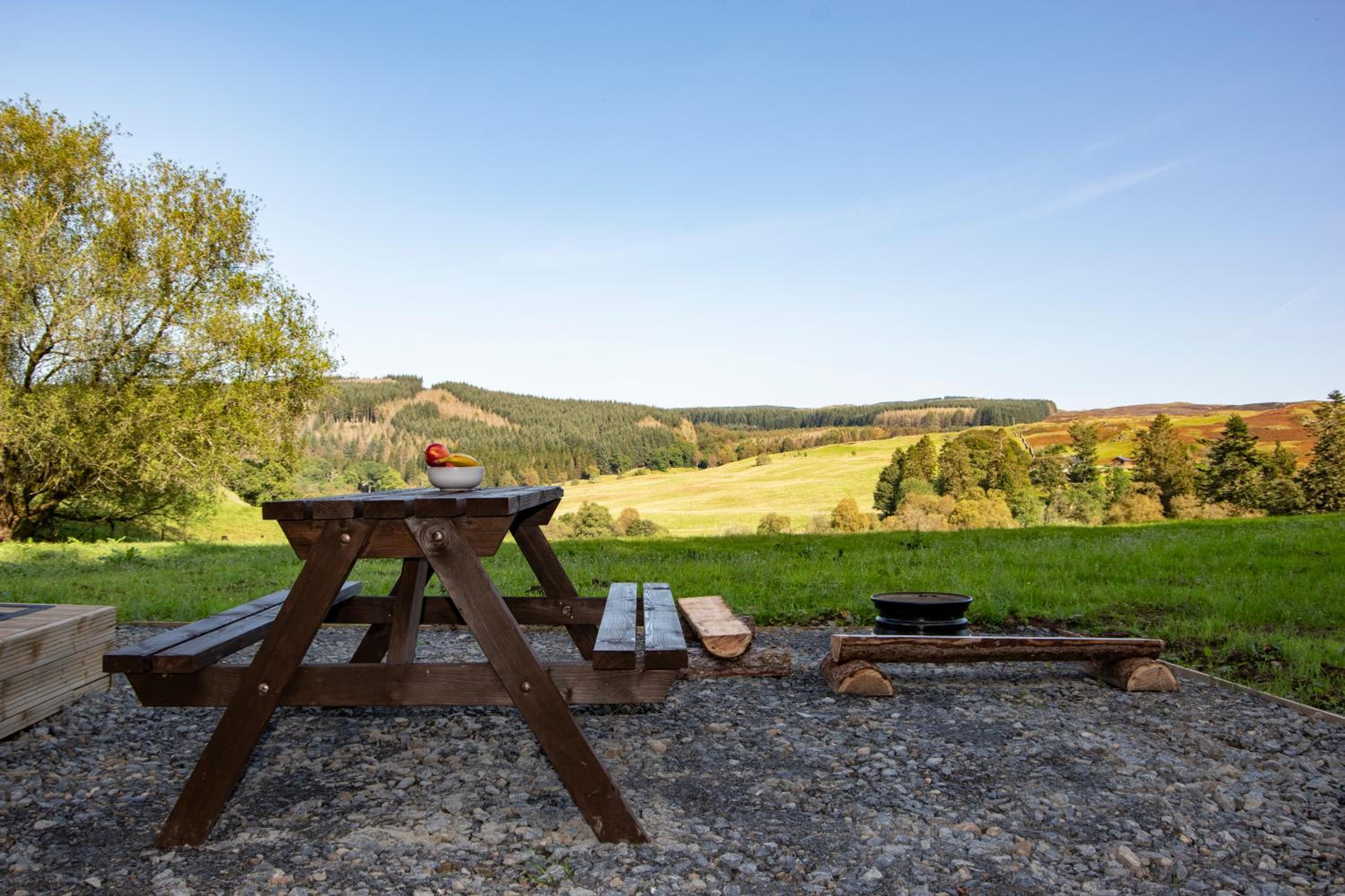 Luxury Rural Ayrshire Glamping Pod view 3