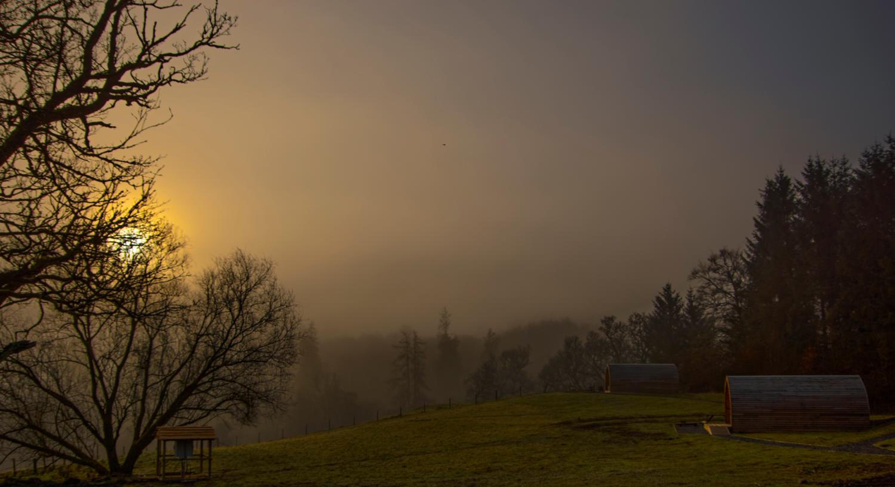 Luxury Rural Ayrshire Glamping Pod view 4