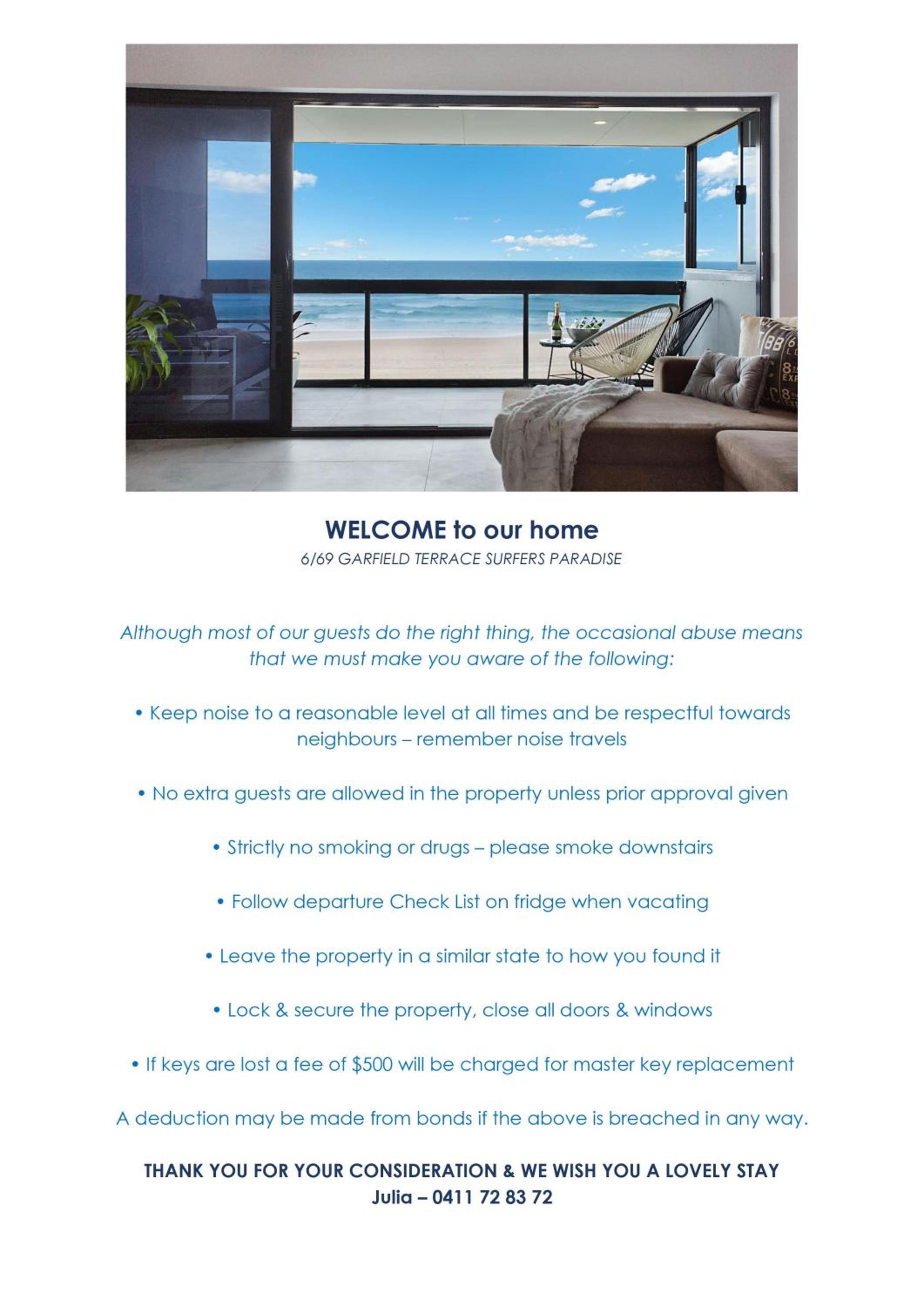 Absolute Beach Front Renovated 3 Bdrm 2 Bath App