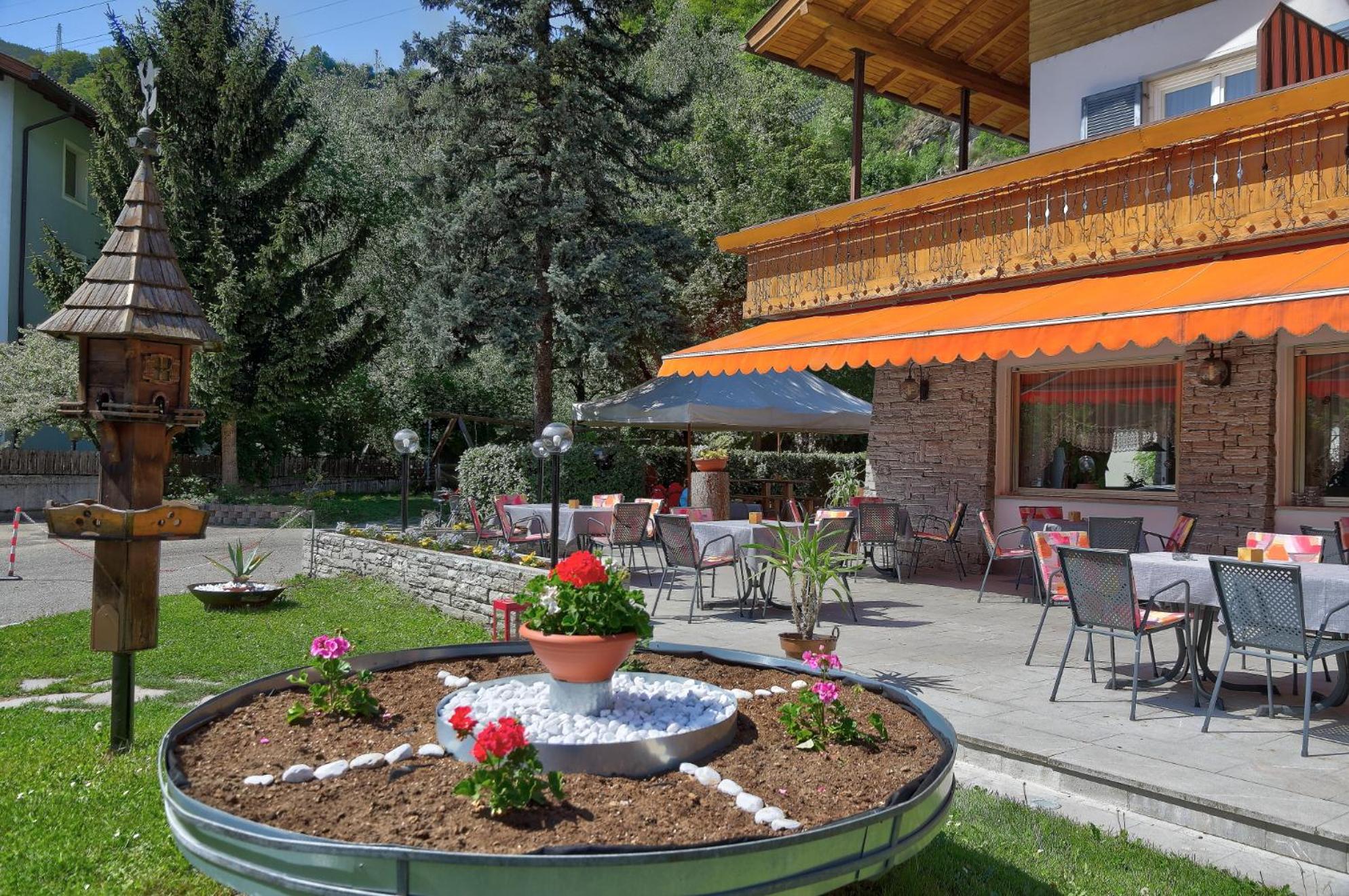 outdoor BBQ area
