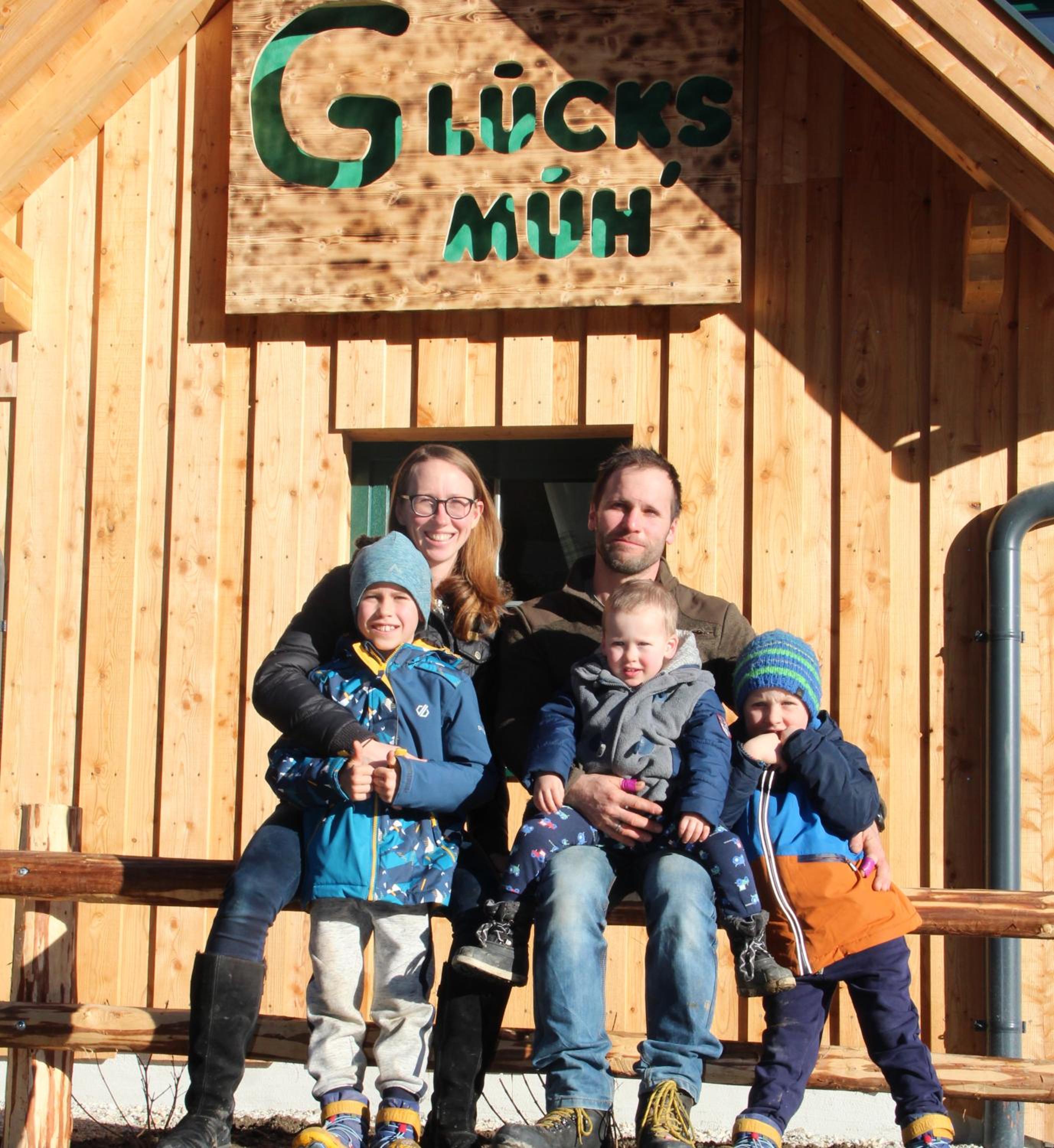 Glücksmüh- Ferienhaus in Alleinlage plus Bauernhoferlebnis