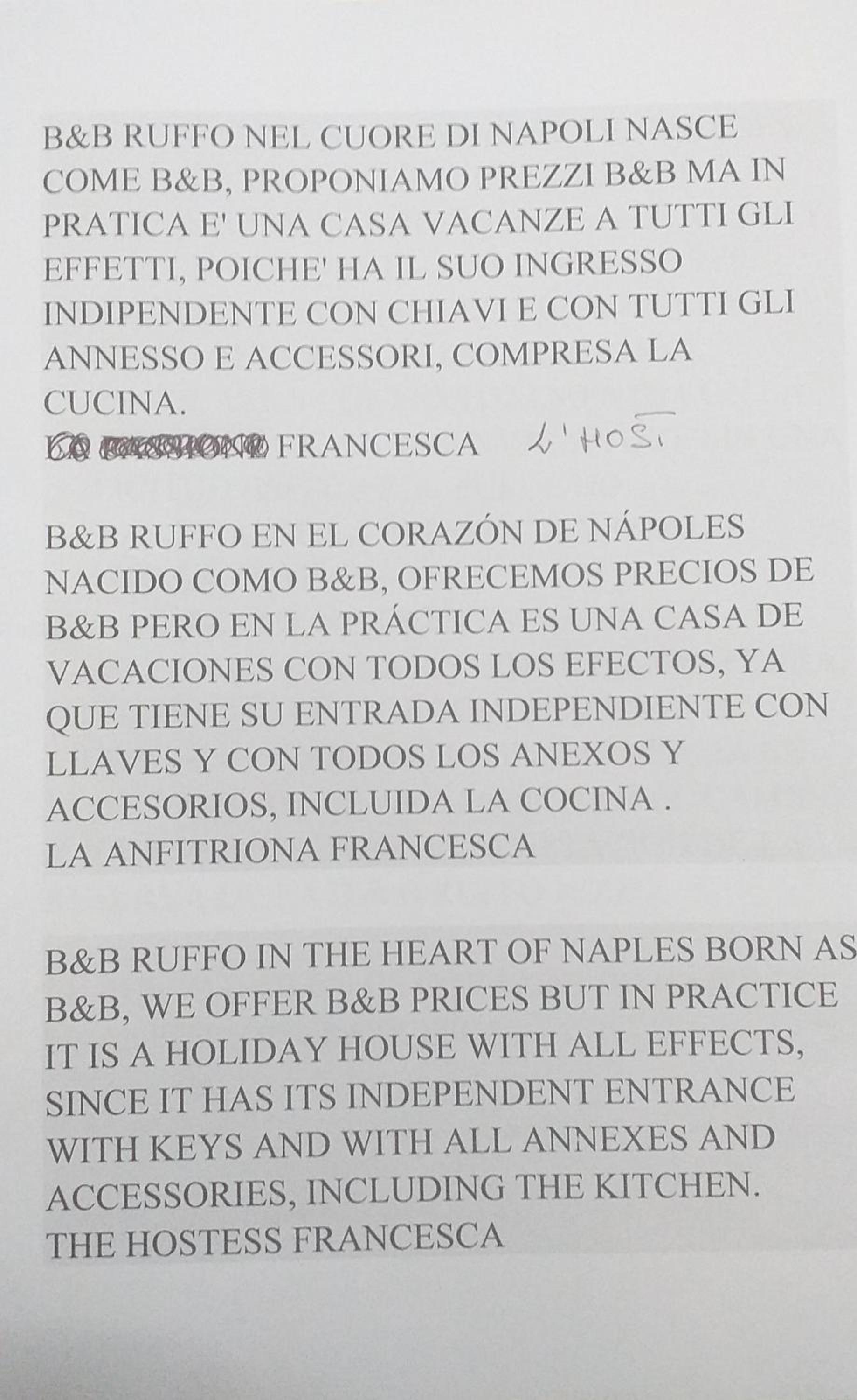 B&B Ruffo Nel cuore di Napoli