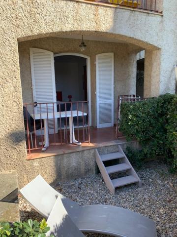 outdoor BBQ area