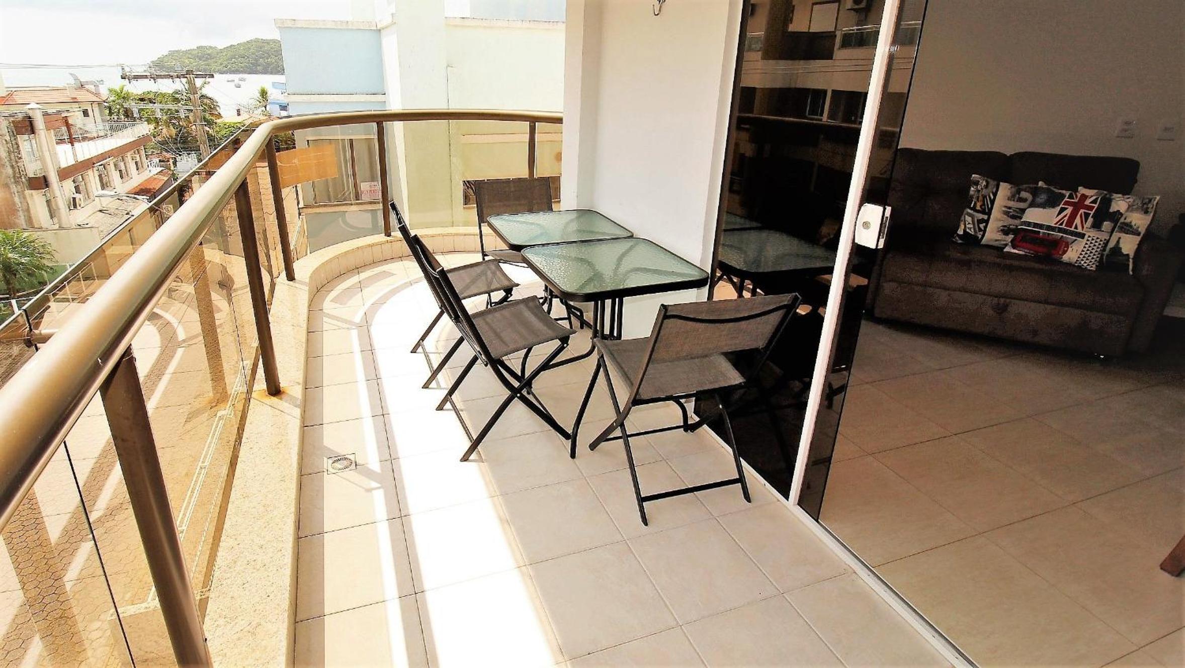 1052 - Apartamento com vista para o mar em Bombinhas - Residencial Salema Apto 301