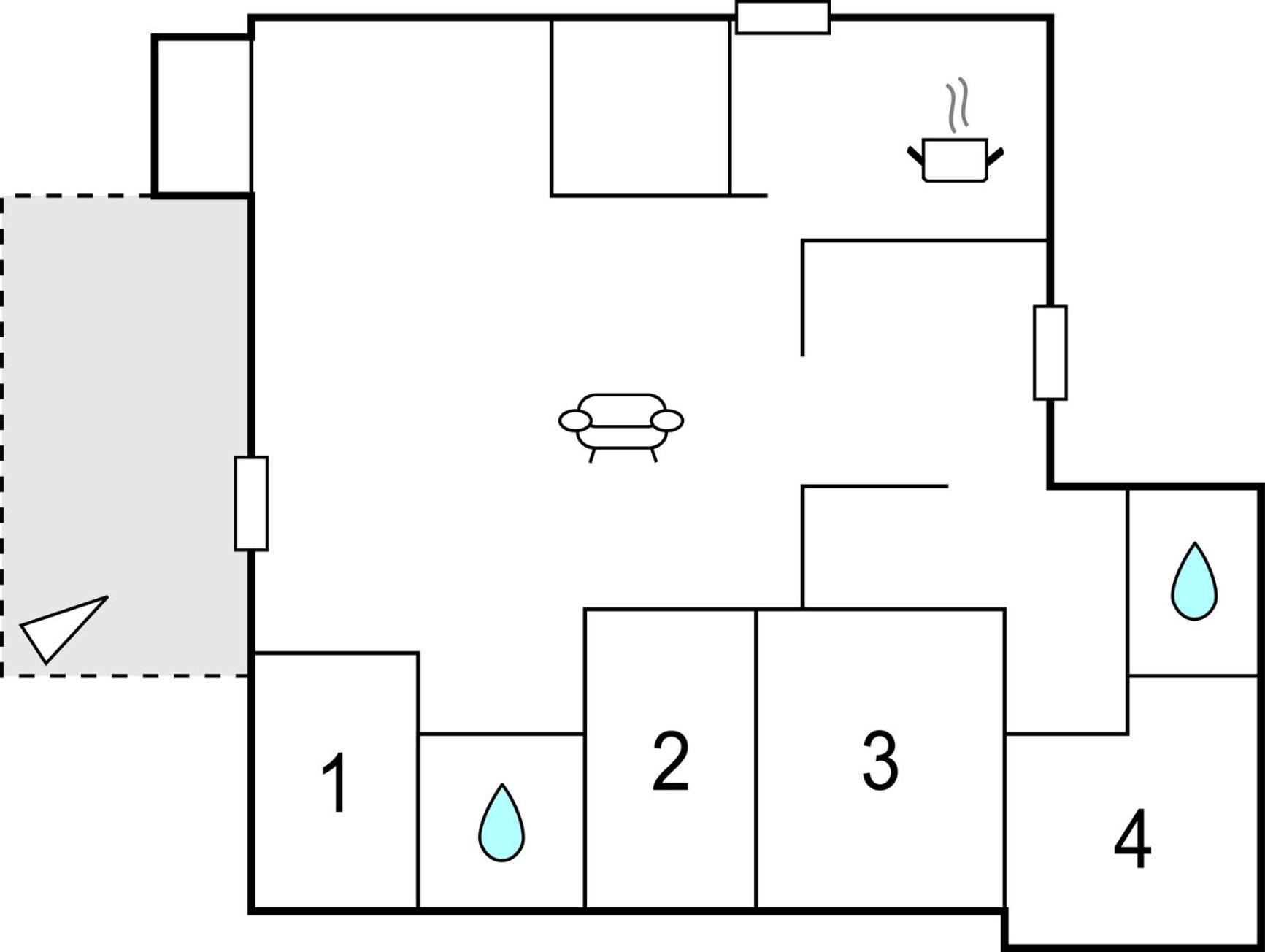 4 Bedroom Gorgeous Home In Mazagón