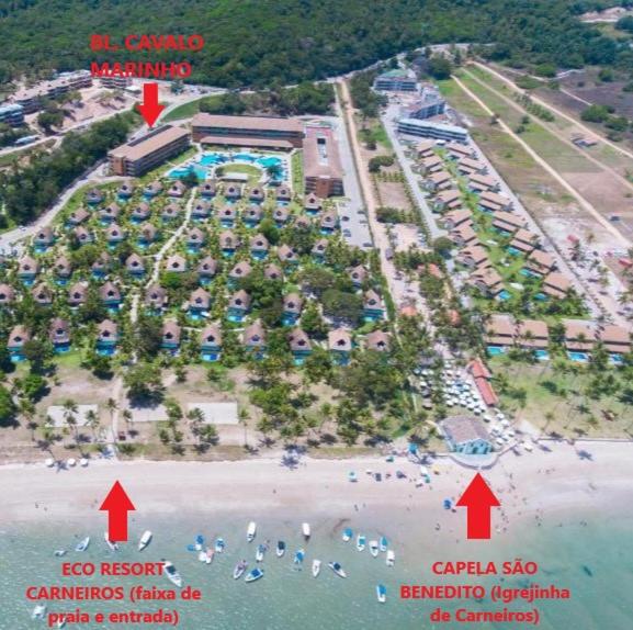 Praia dos Carneiros Flat 120-CM Eco Resort - ao lado da igrejinha