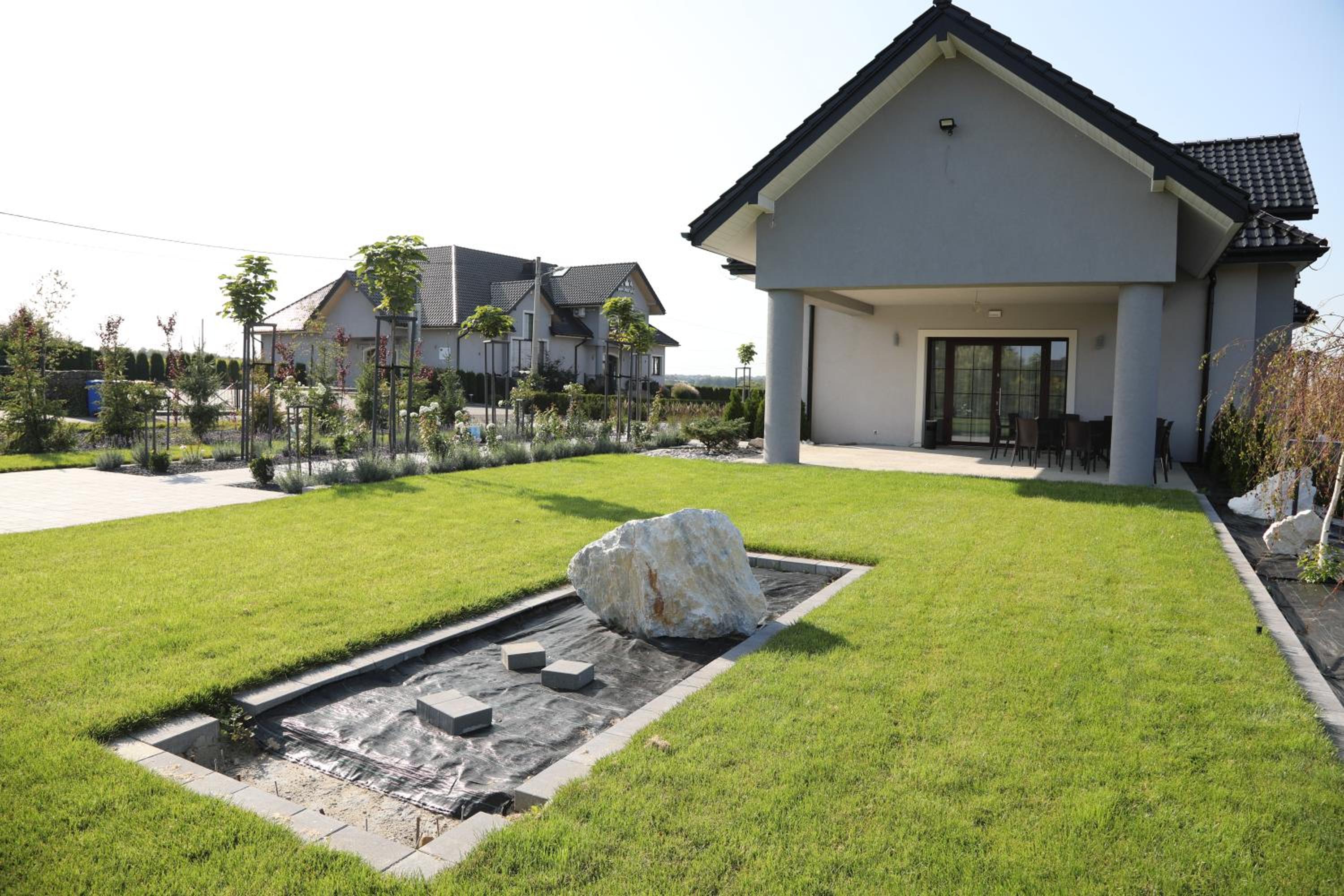 outdoor BBQ area