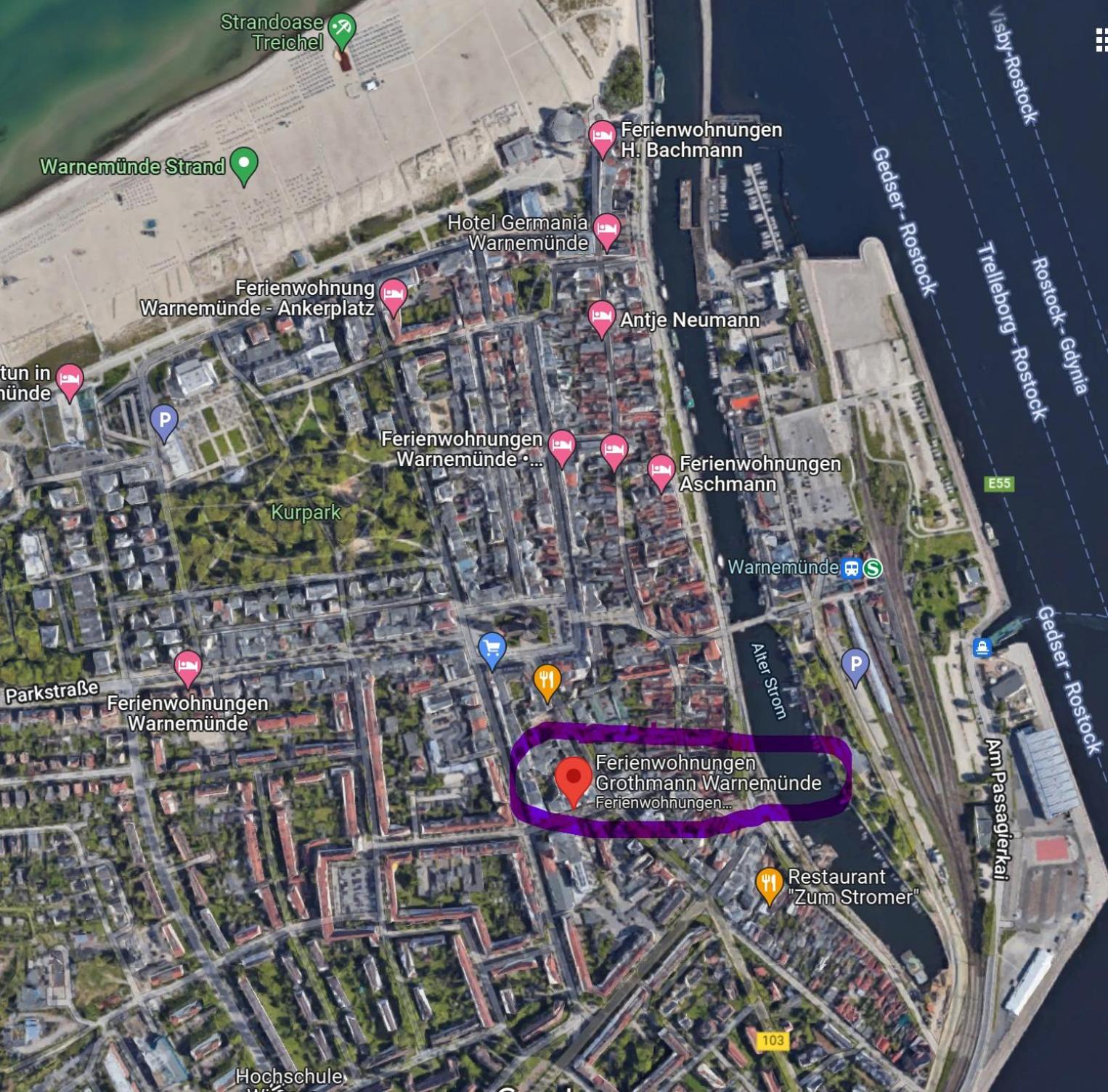 Ferienwohnung Seeluft Warnemünde view 2