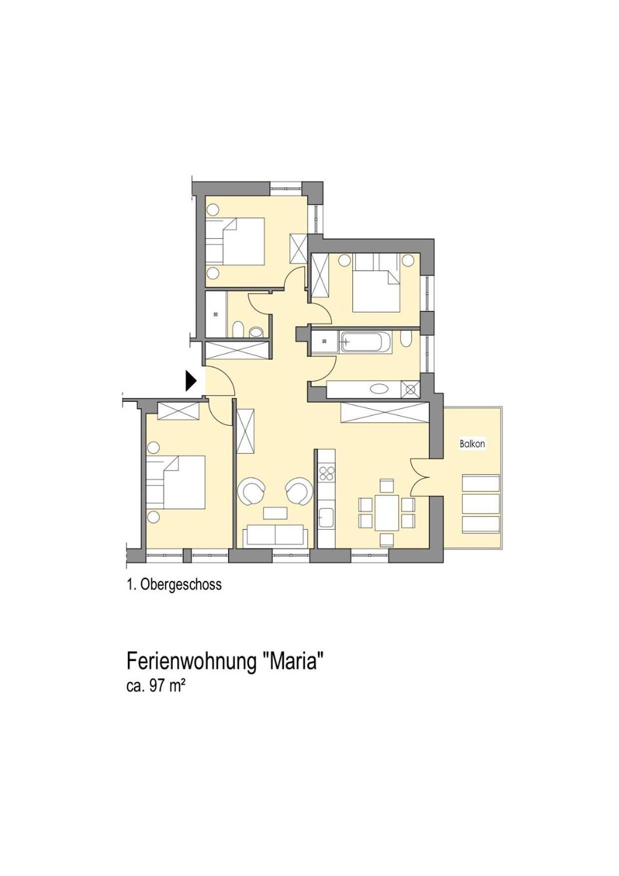 Ferienparadies im Alten Pfarrhaus - Fewos für 2 - 6 Personen - Gartensauna - Parkplätze view 2