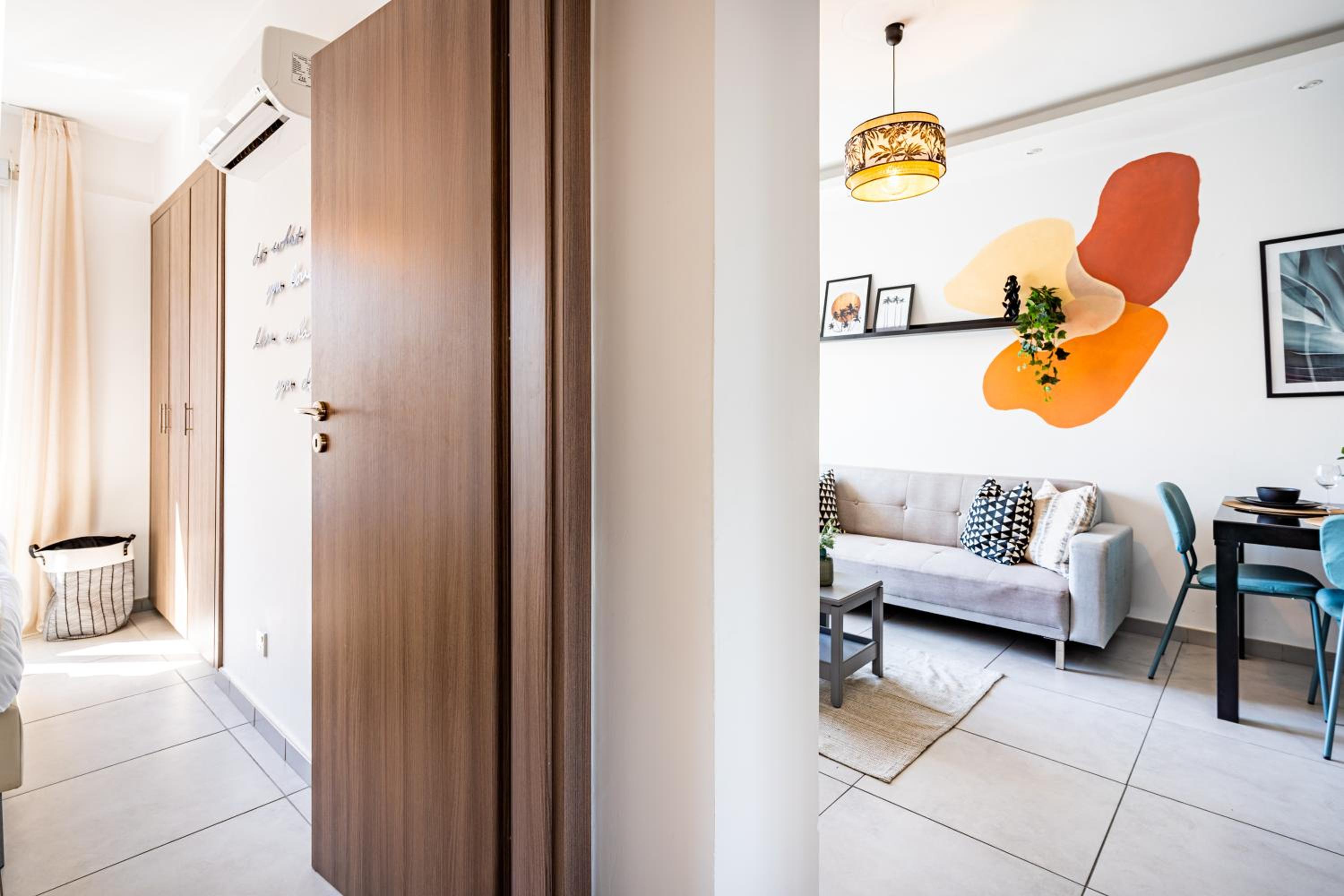 Made with love 1-BR Apt By Finikoudes Beach view 5