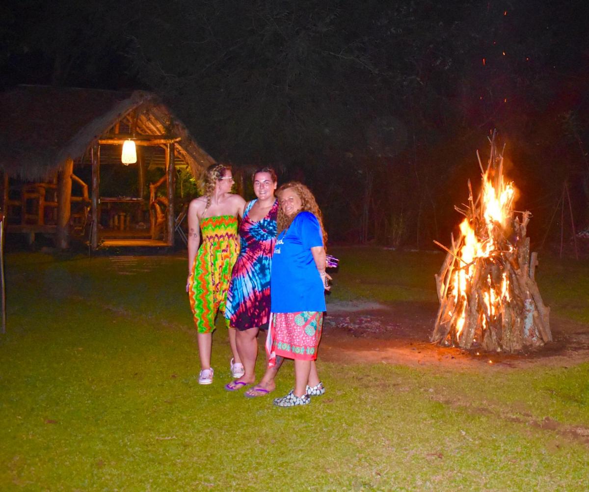 outdoor BBQ area