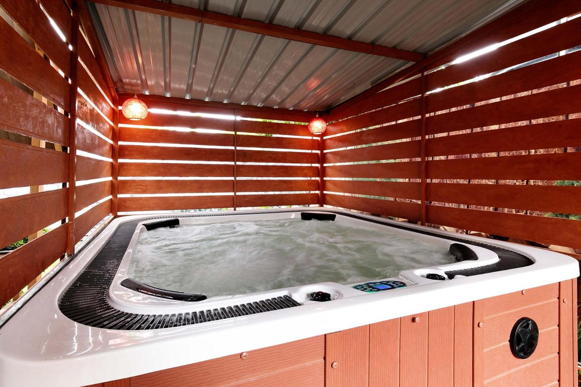 StayVista at Wooden House with Jacuzzi view 4