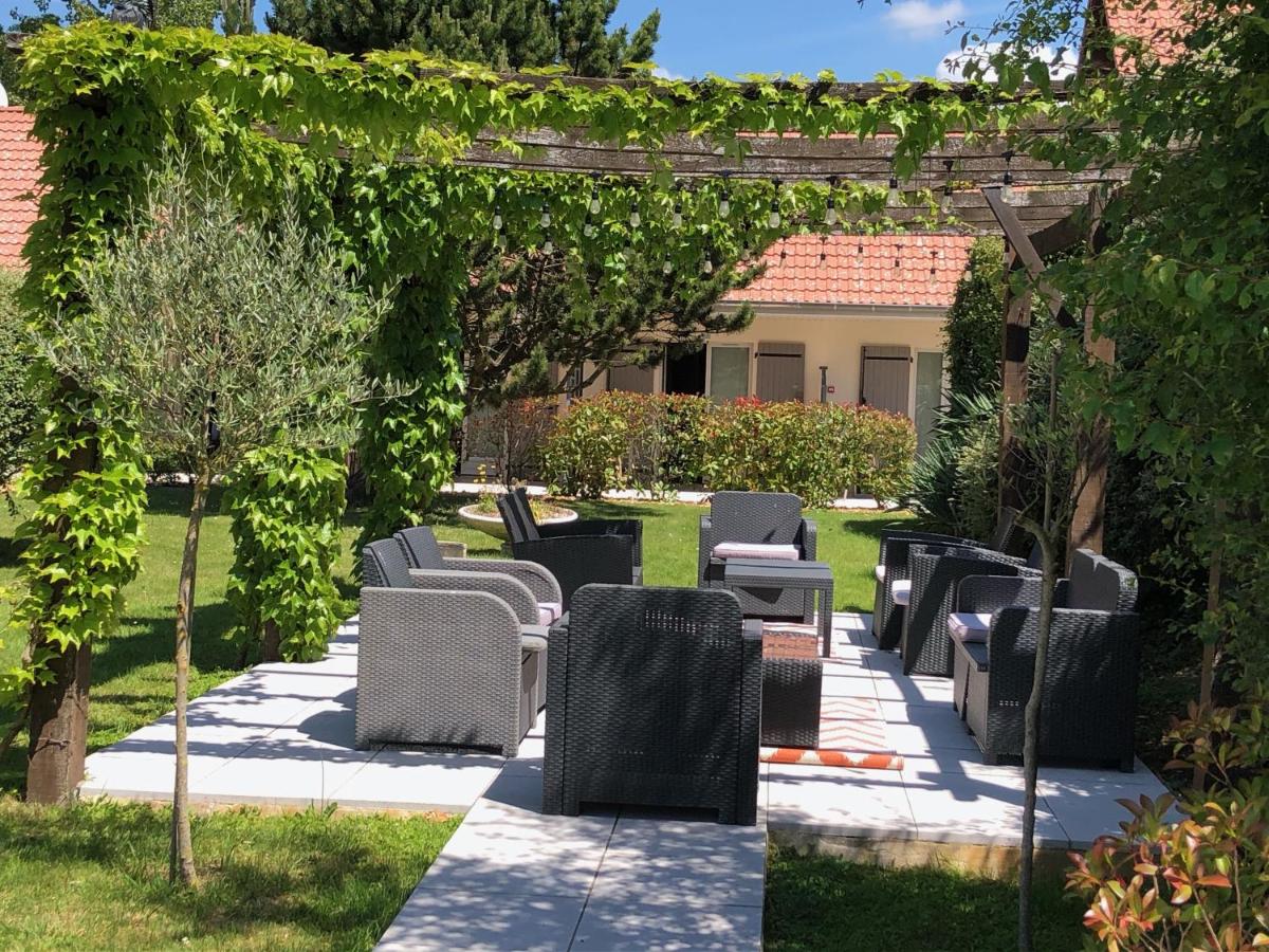 outdoor BBQ area