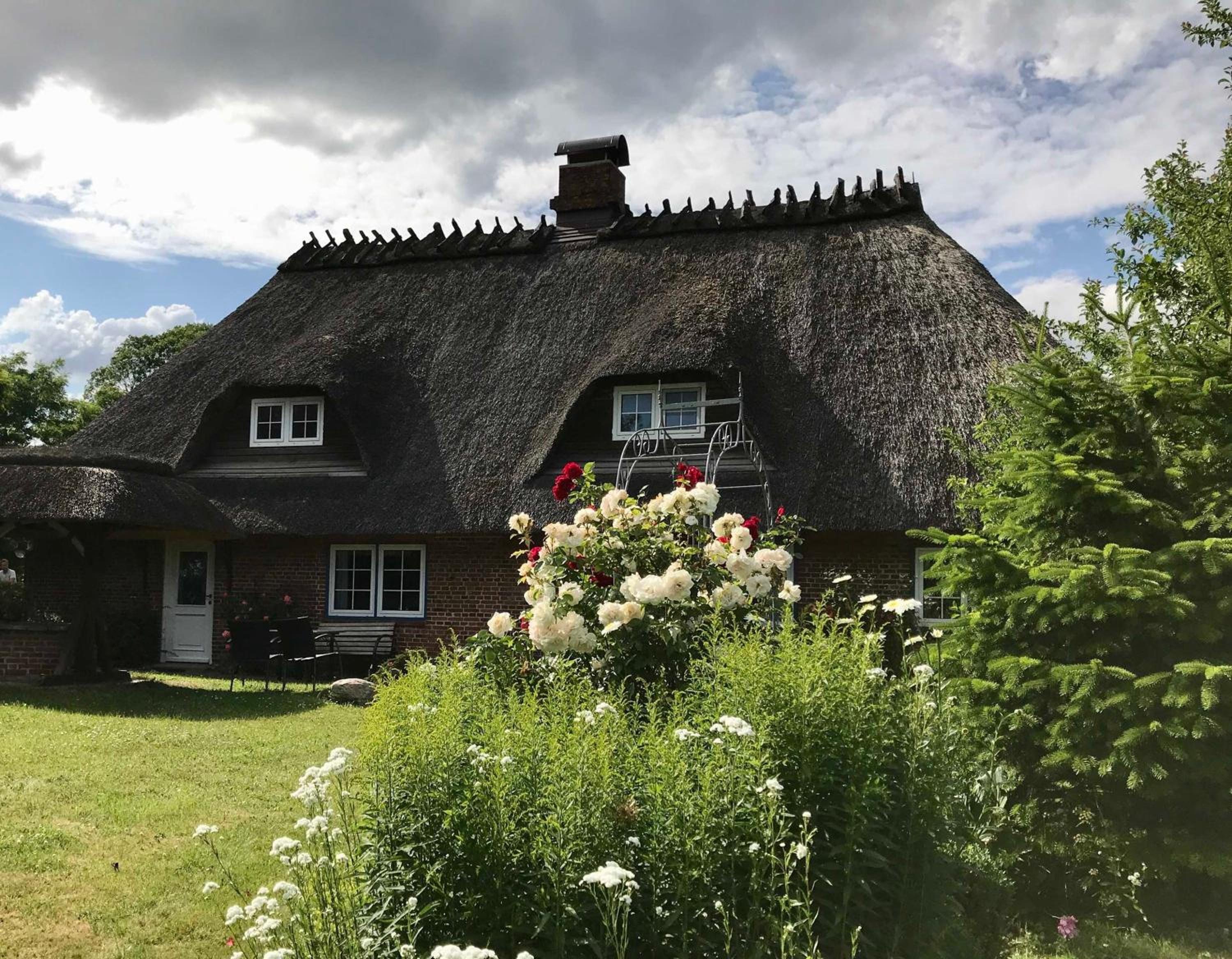 Reetdachkaten in Schuby, Ostsee