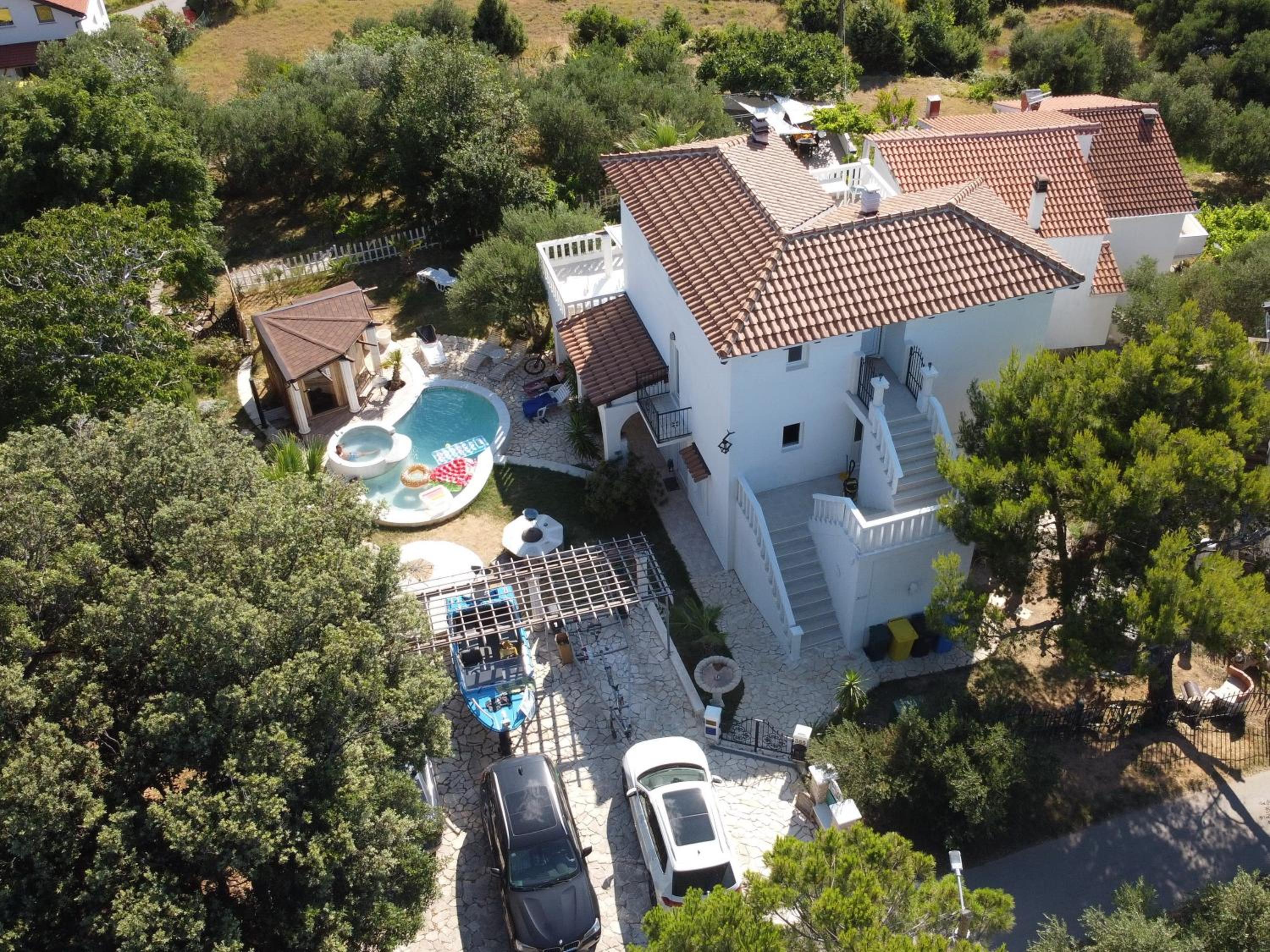Villa Agata Rab - Pool, Sauna apartment I view 2