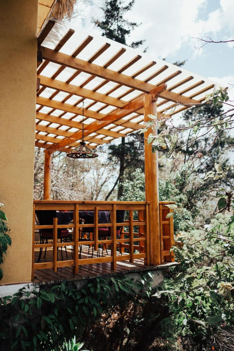 outdoor BBQ area