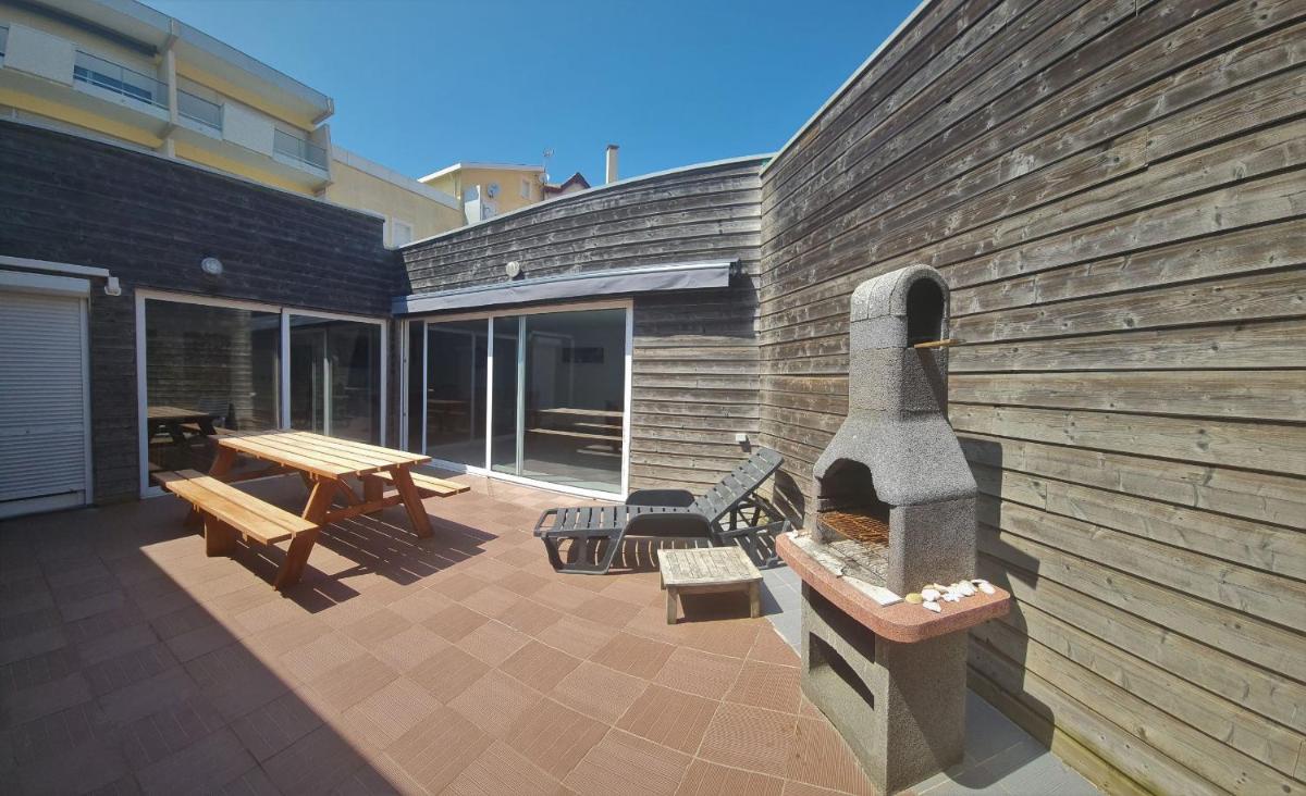 outdoor BBQ area