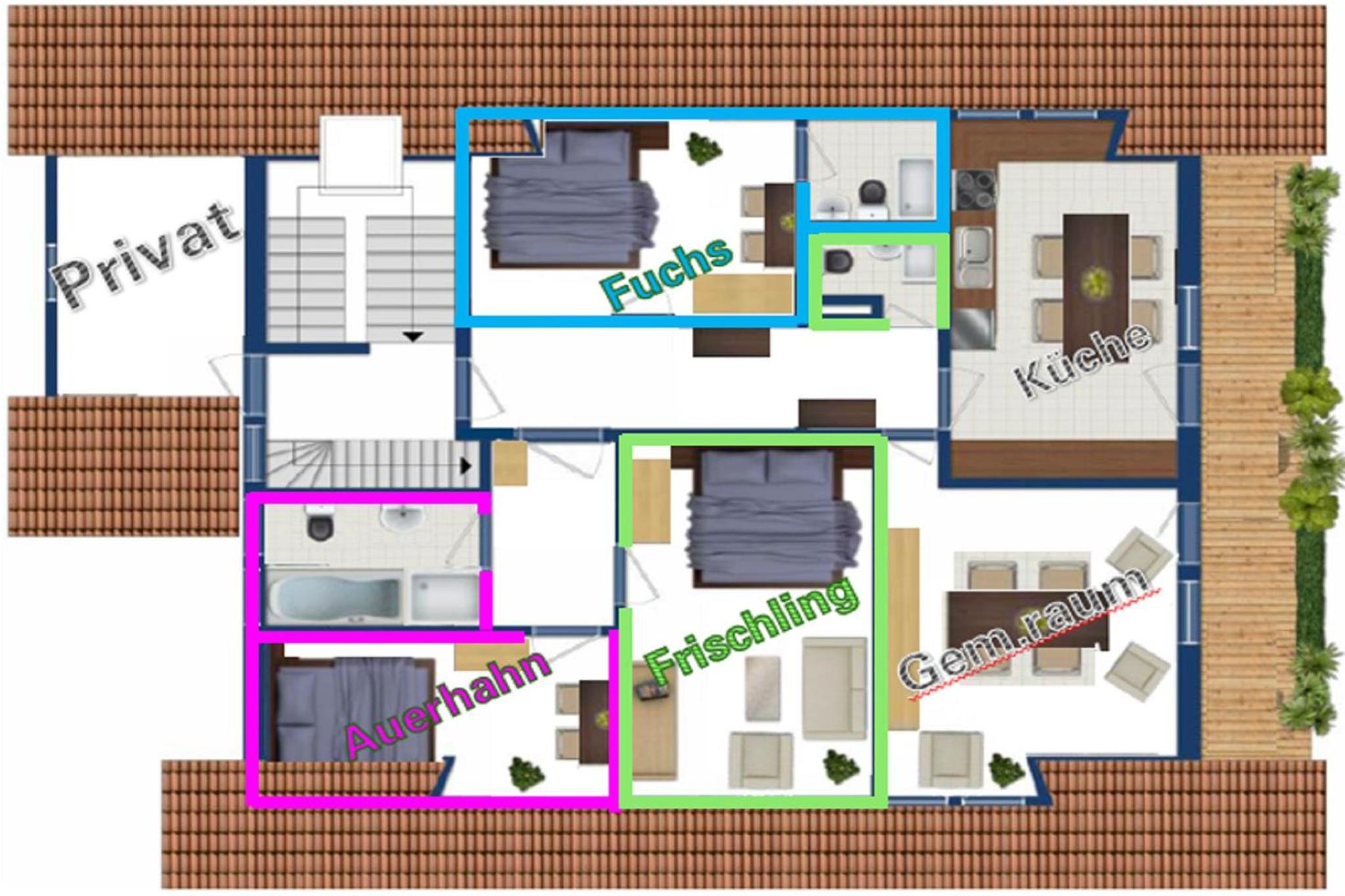 SchwarzWild - Ferienwohnung und Ferienzimmer
