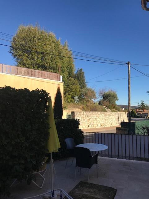 outdoor BBQ area