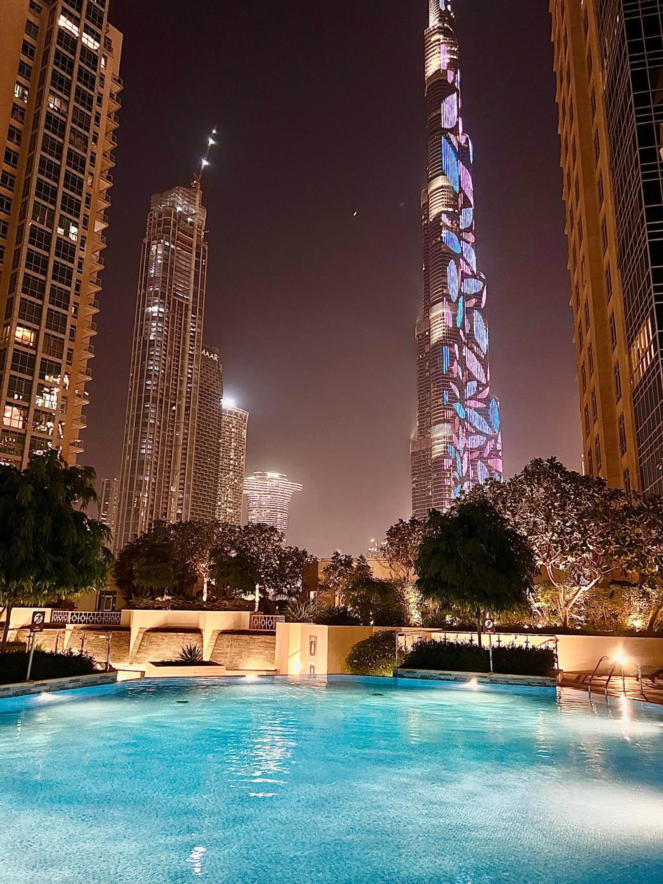 Spectacular Burj & Fountain View - Luxurious 3 Bedrooms & Maids room - The Residences