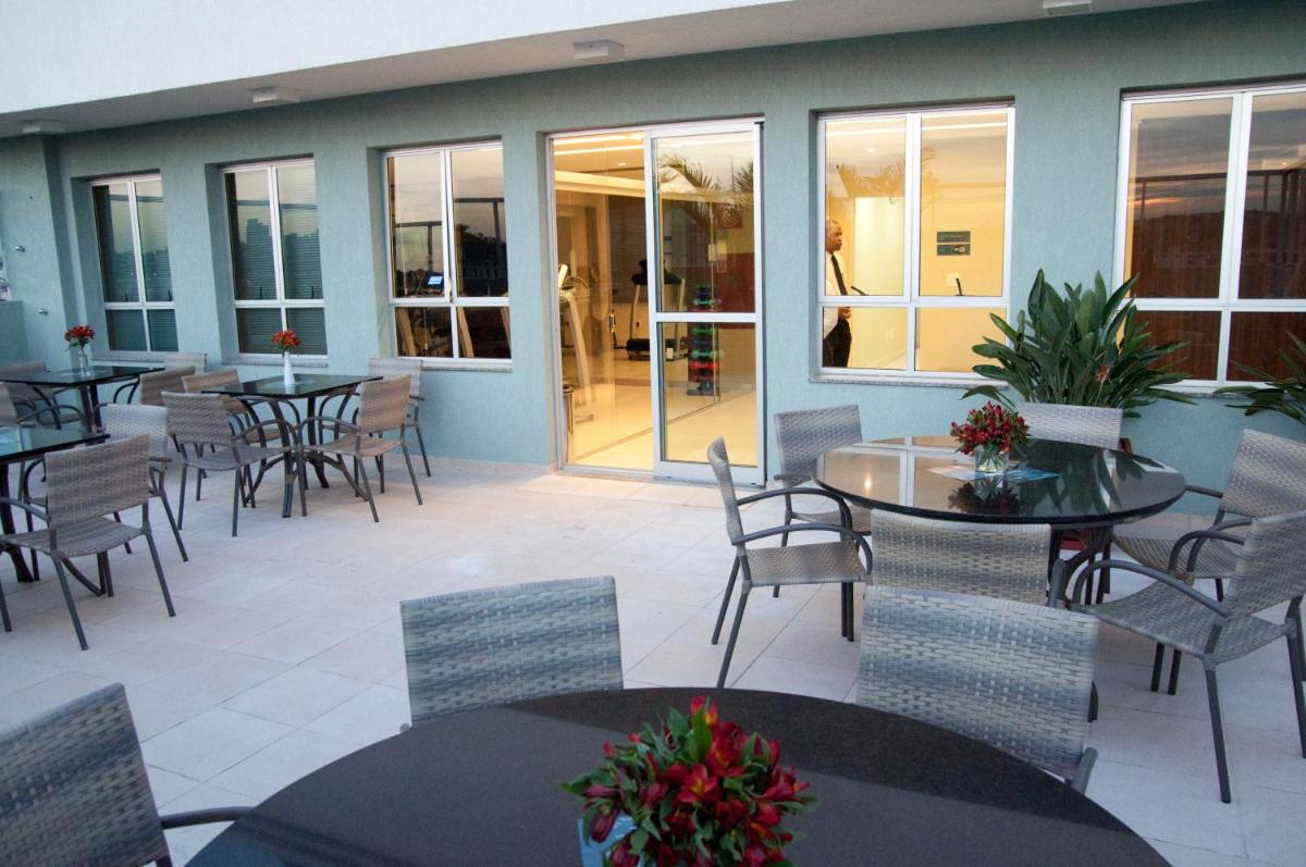 outdoor BBQ area