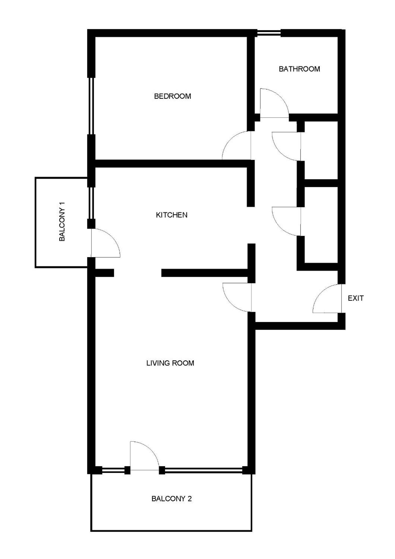 Apartment RINO****, 58m², 170m from the beach view 2