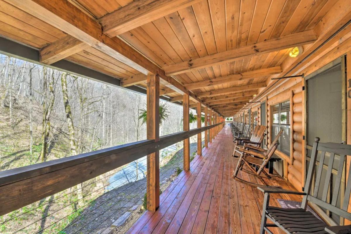 The Lodge Nantahala River view 3