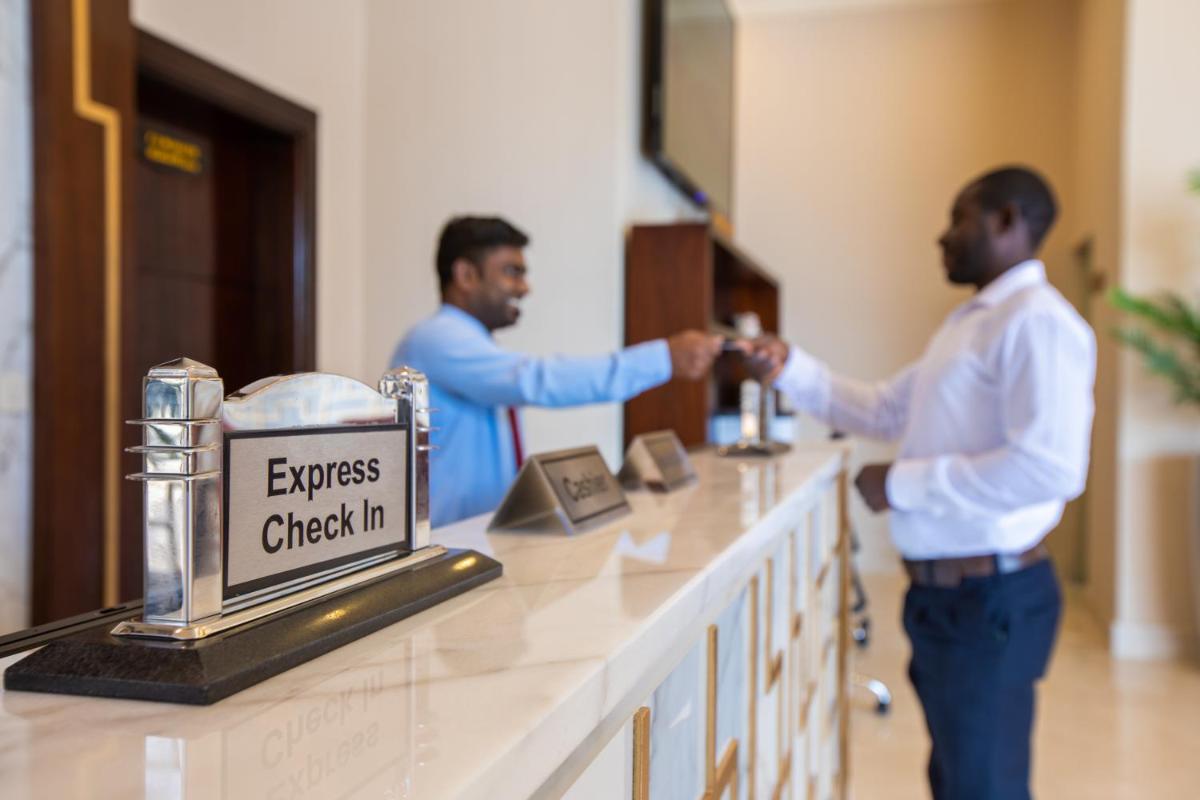 hotel reception