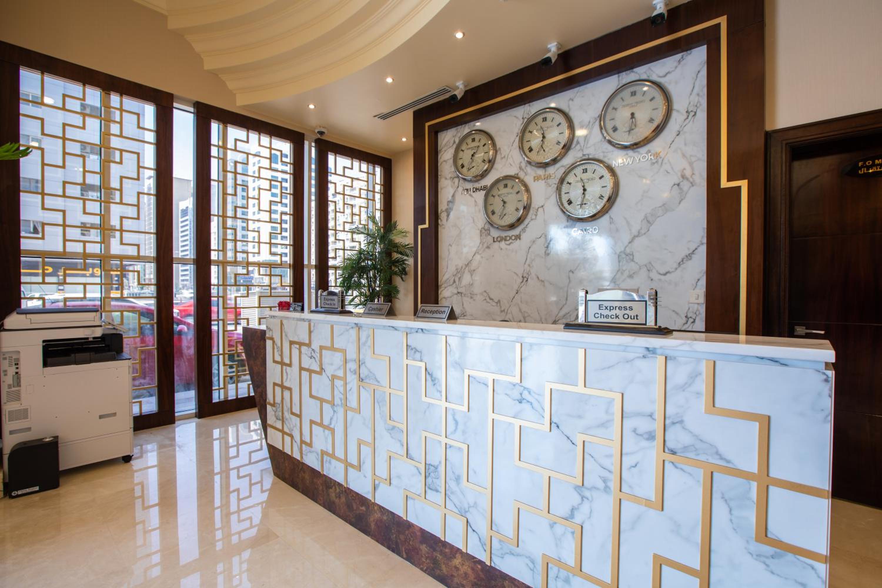 hotel reception