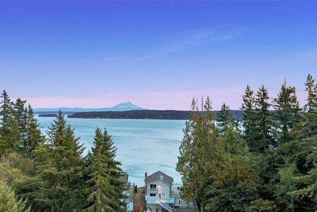 Oceanfront Retreat, Mount Rainier, King bed, Games view 5