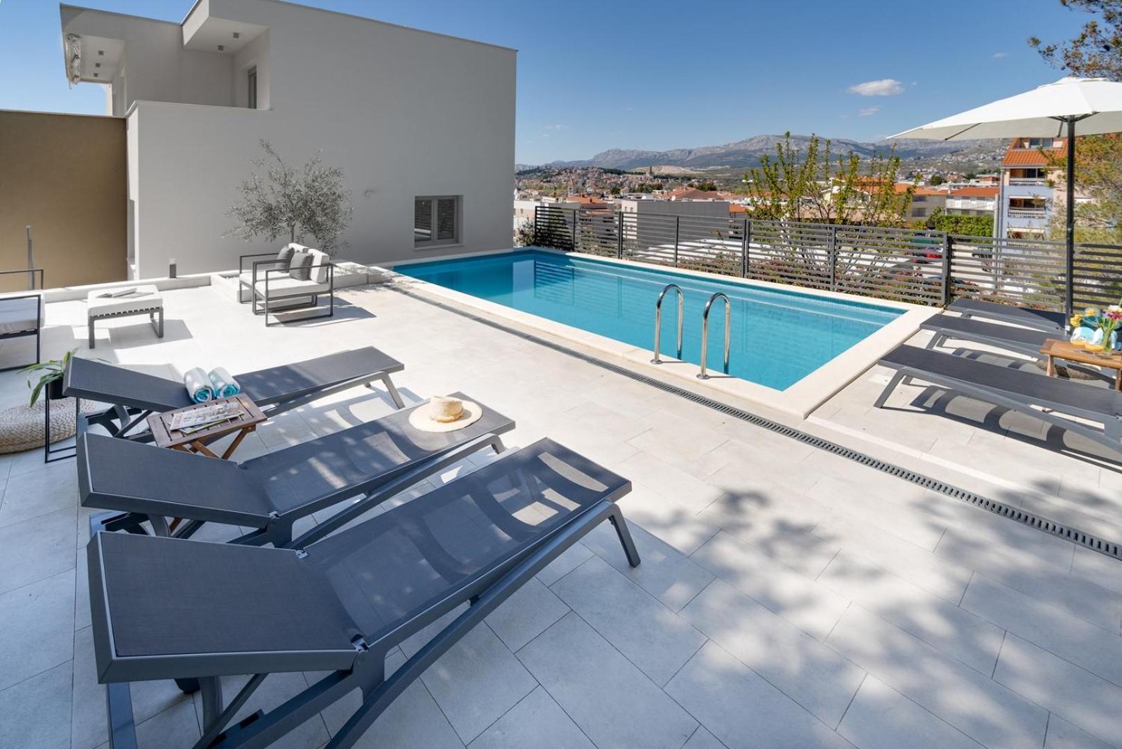 Villa Nina with private 32 sqm heated pool, 5 bedrooms, fun zone, 850m from the beach view 2