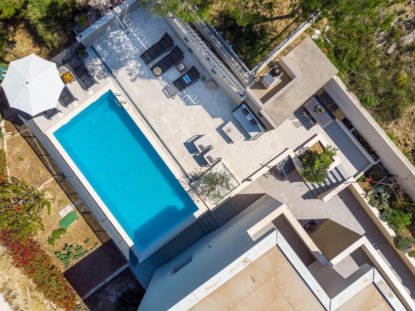 Villa Nina with private 32 sqm heated pool, 5 bedrooms, fun zone, 850m from the beach view 5