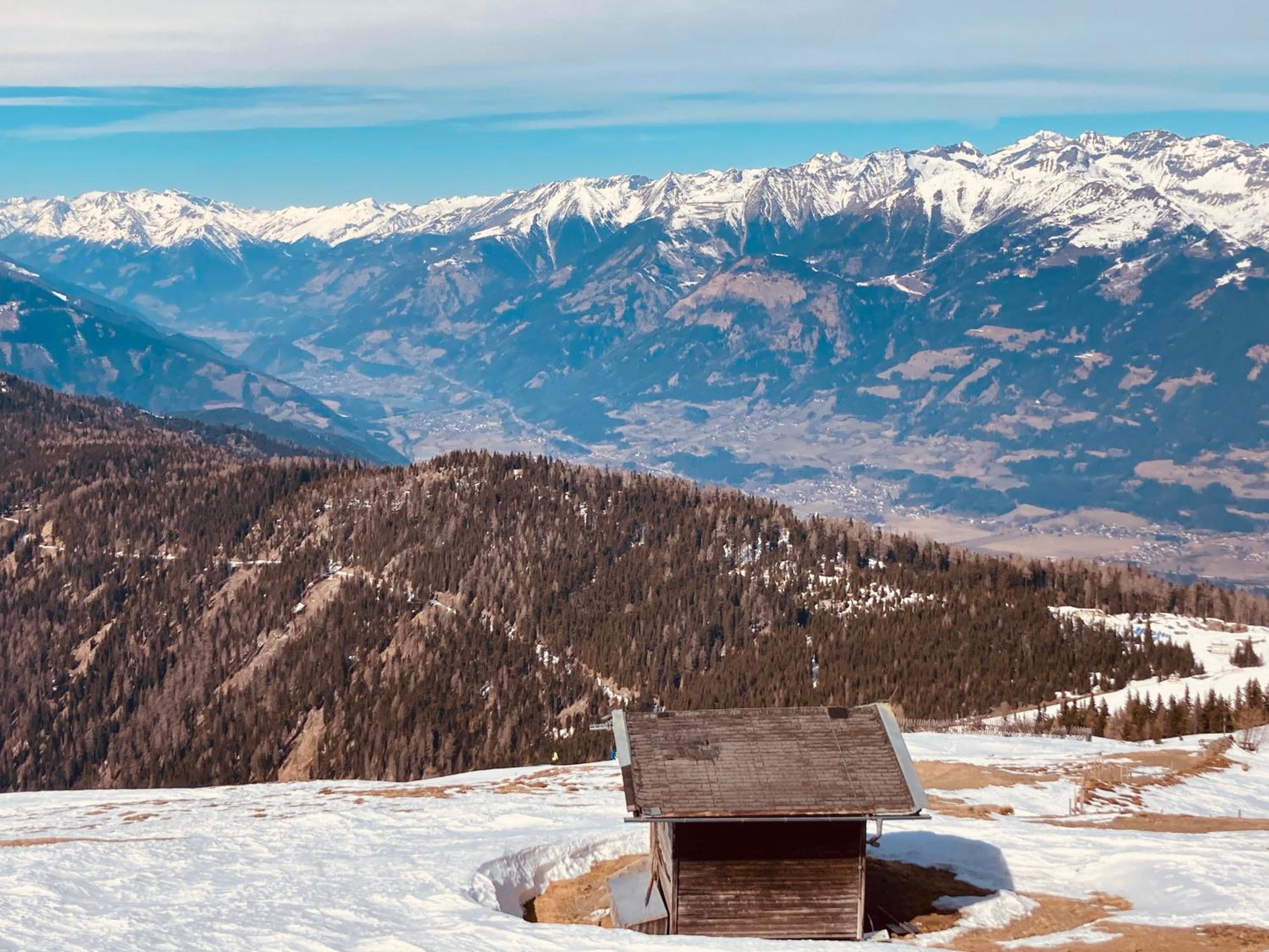 Almhütte zwei Welten