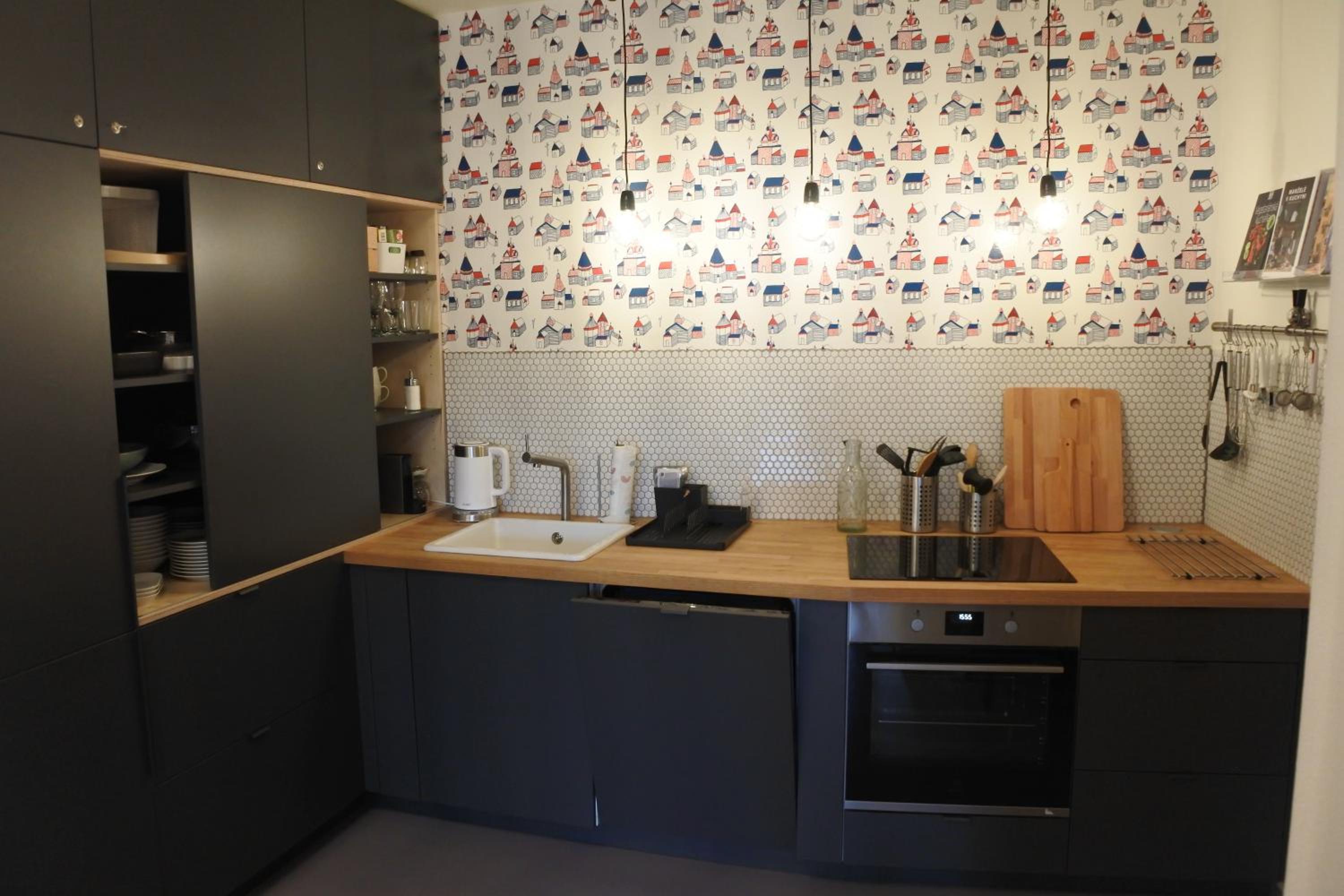 Apartmán SVAN B2 en Říčky — kitchen