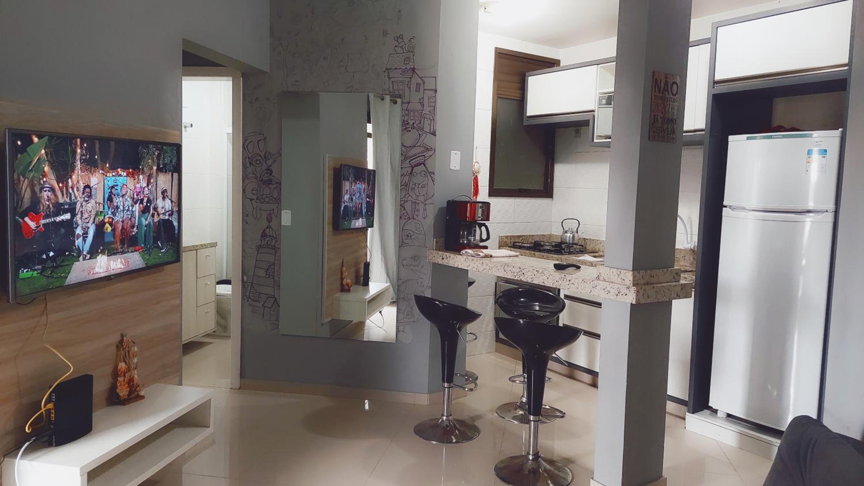 Apartamento Guarapuvu com piscina