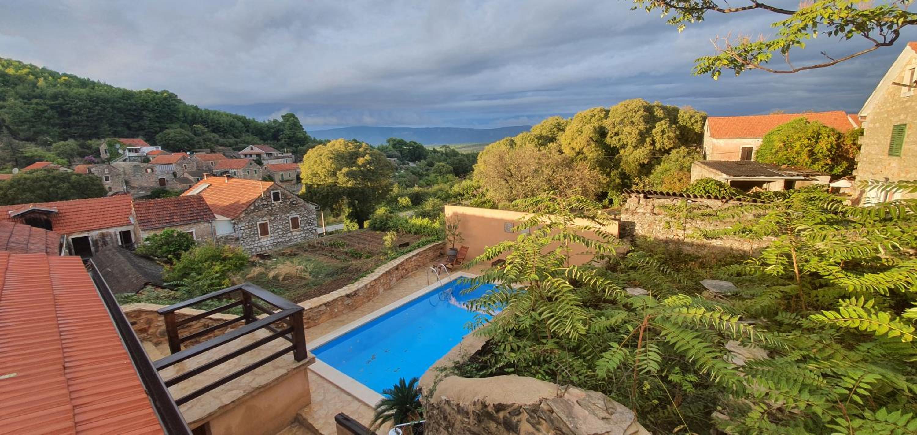 Hvar Stone Villa with pool