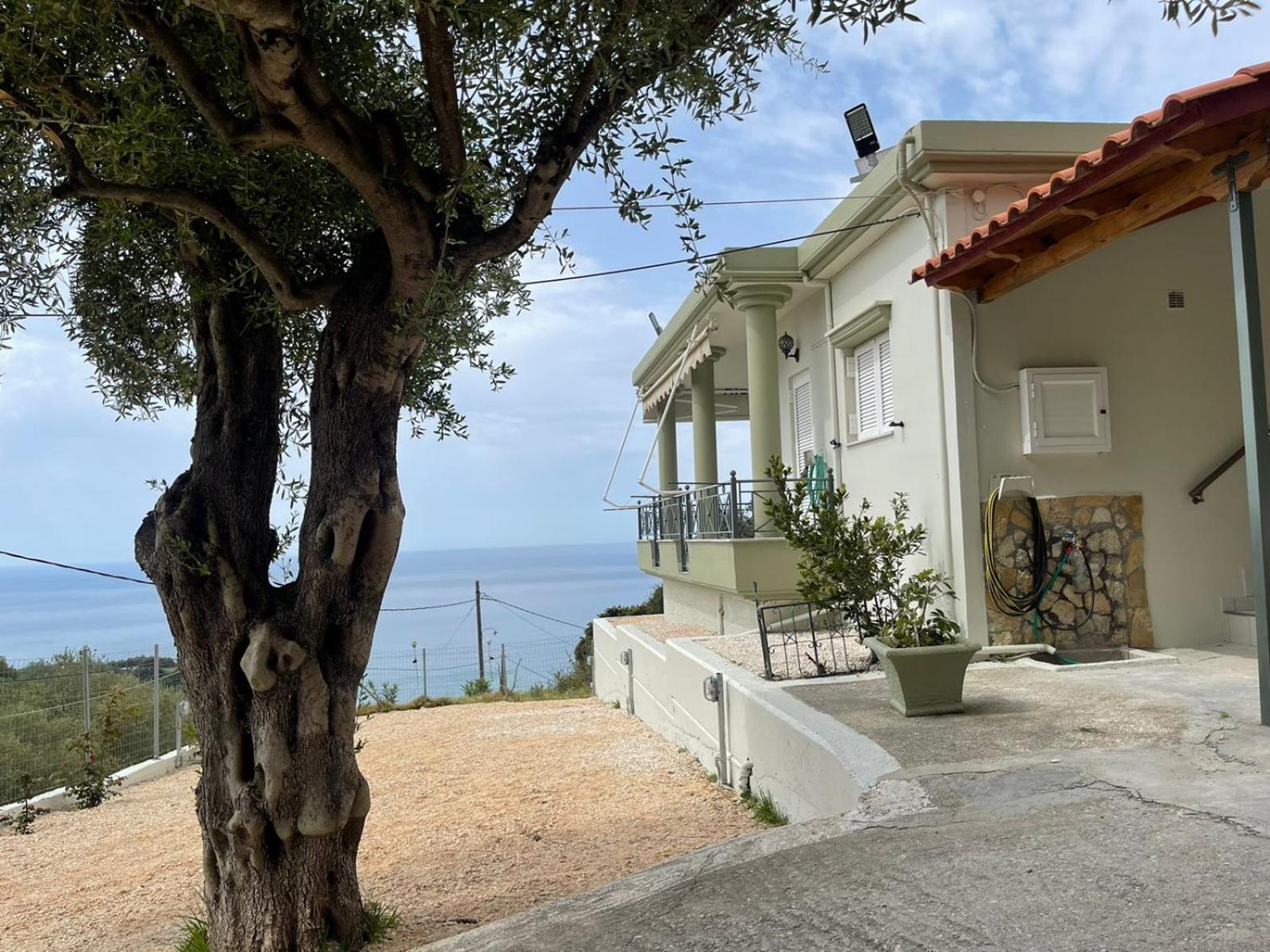 Villa Panorama Sea View Family Villa near Vrachos Beach Lygia view 4