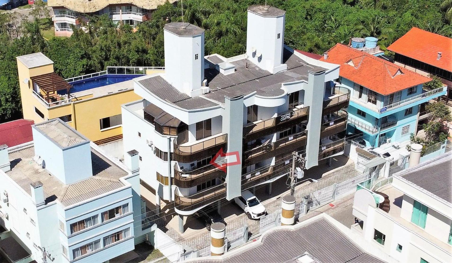 1052 - Apartamento com vista para o mar em Bombinhas - Residencial Salema Apto 301