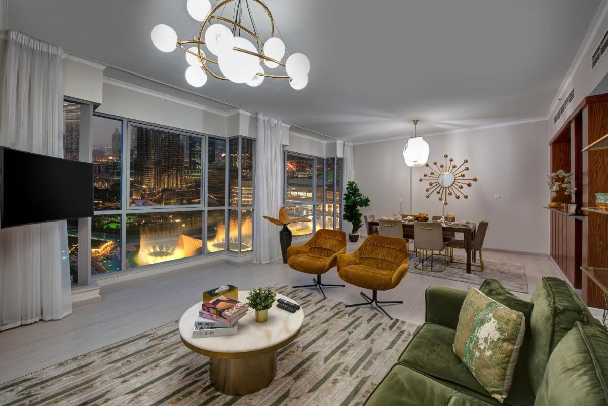 Durrani Homes - Luxury living besides Panoramic Fountain and Burj khalifa view- Burj Khalifa Fireworks