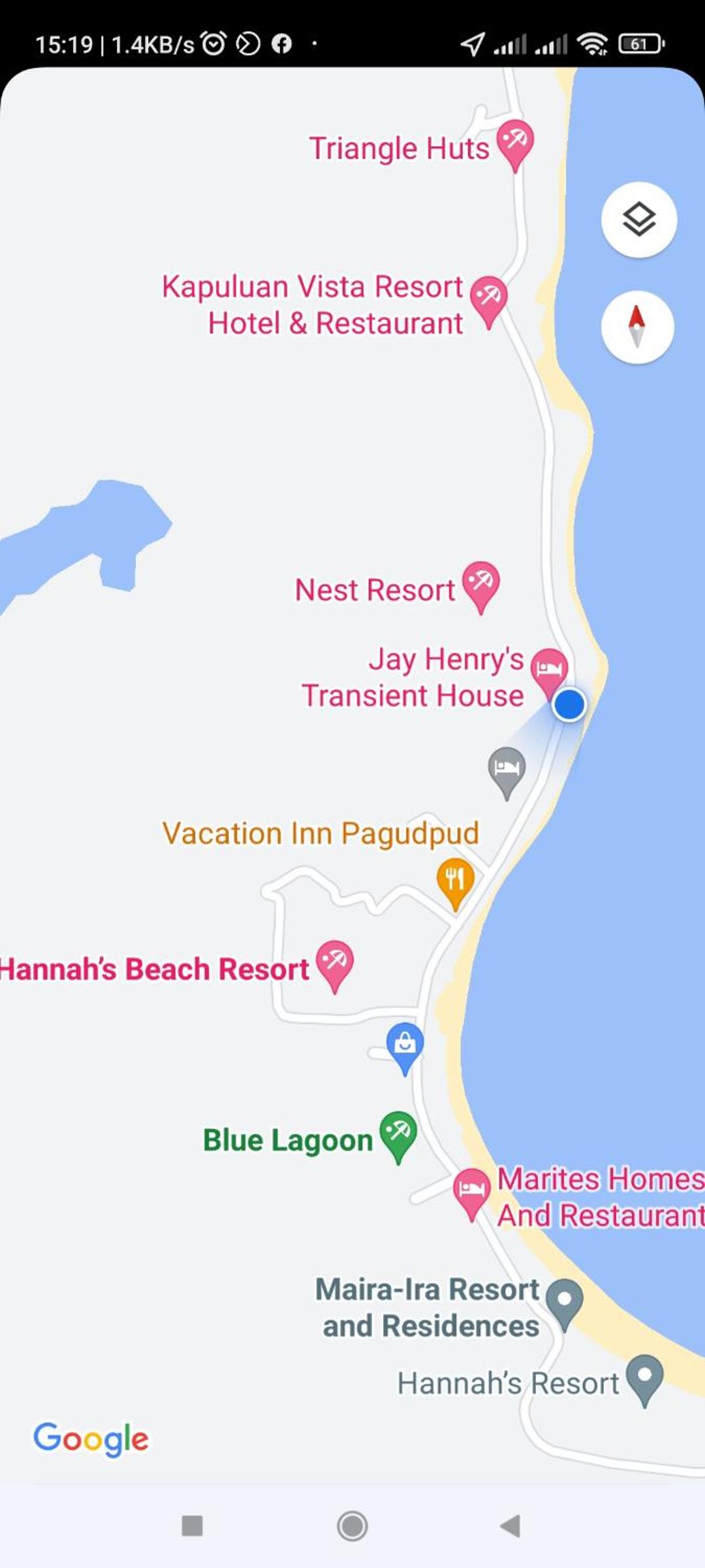 Jay Henry Transient Beach house , A Pagudpud ,BLUE LAGOON BEACH view 3