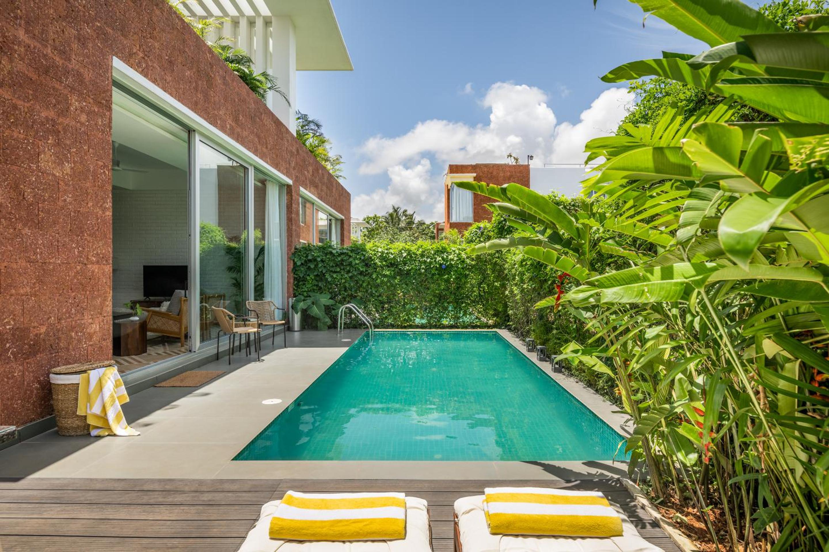 La Sierra by The Blue Kite - 2 & 3BHK Villas near Anjuna & Vagator Beach with Private Pool, Terrace, Garden, Kitchen & Security view 2
