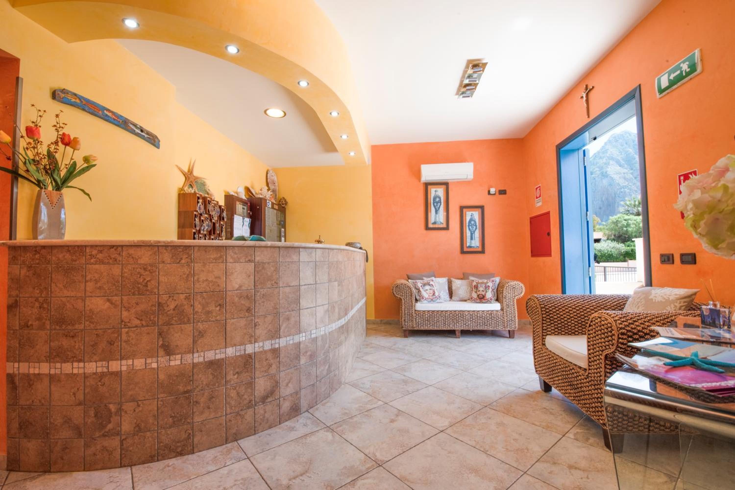 hotel reception