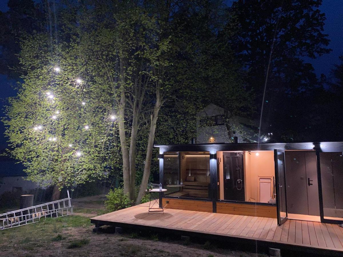 outdoor BBQ area