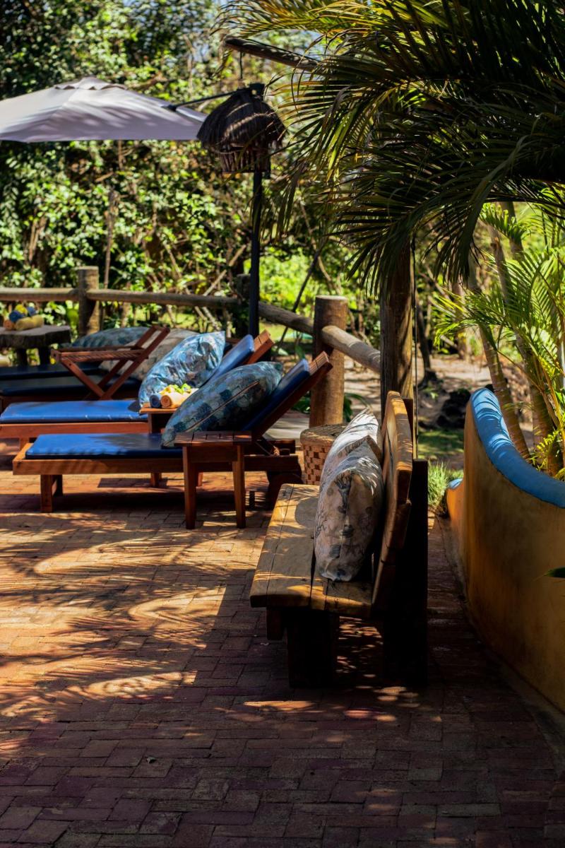 outdoor BBQ area
