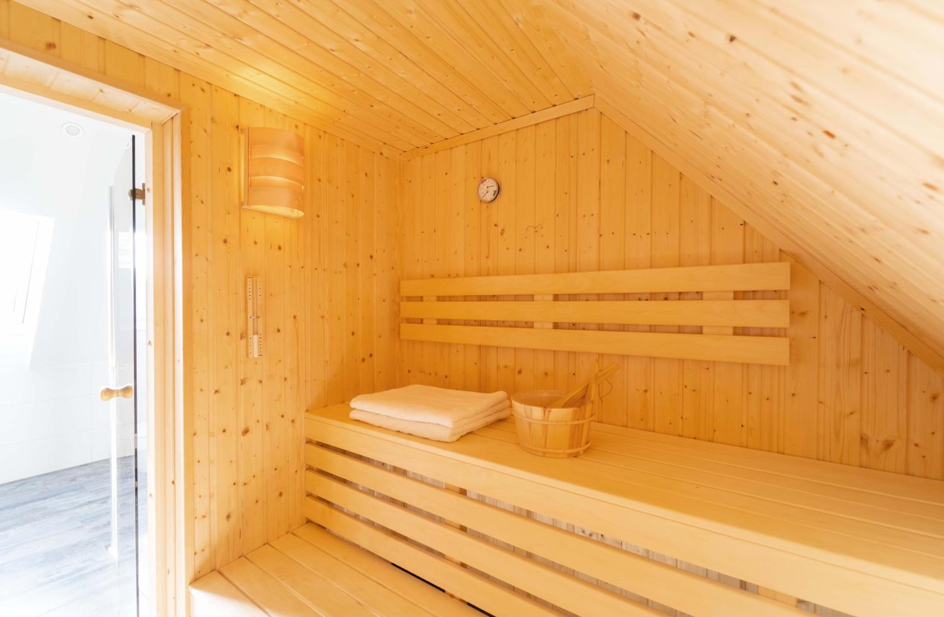 Ferienhaus Seeblick am Harkebrügger See mit Sauna und Kamin