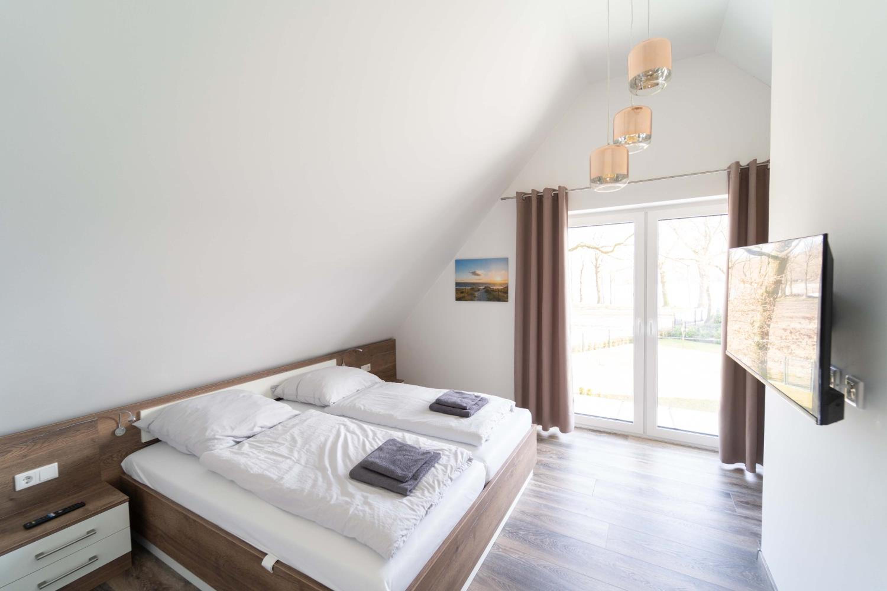 Ferienhaus Seeblick am Harkebrügger See mit Sauna und Kamin
