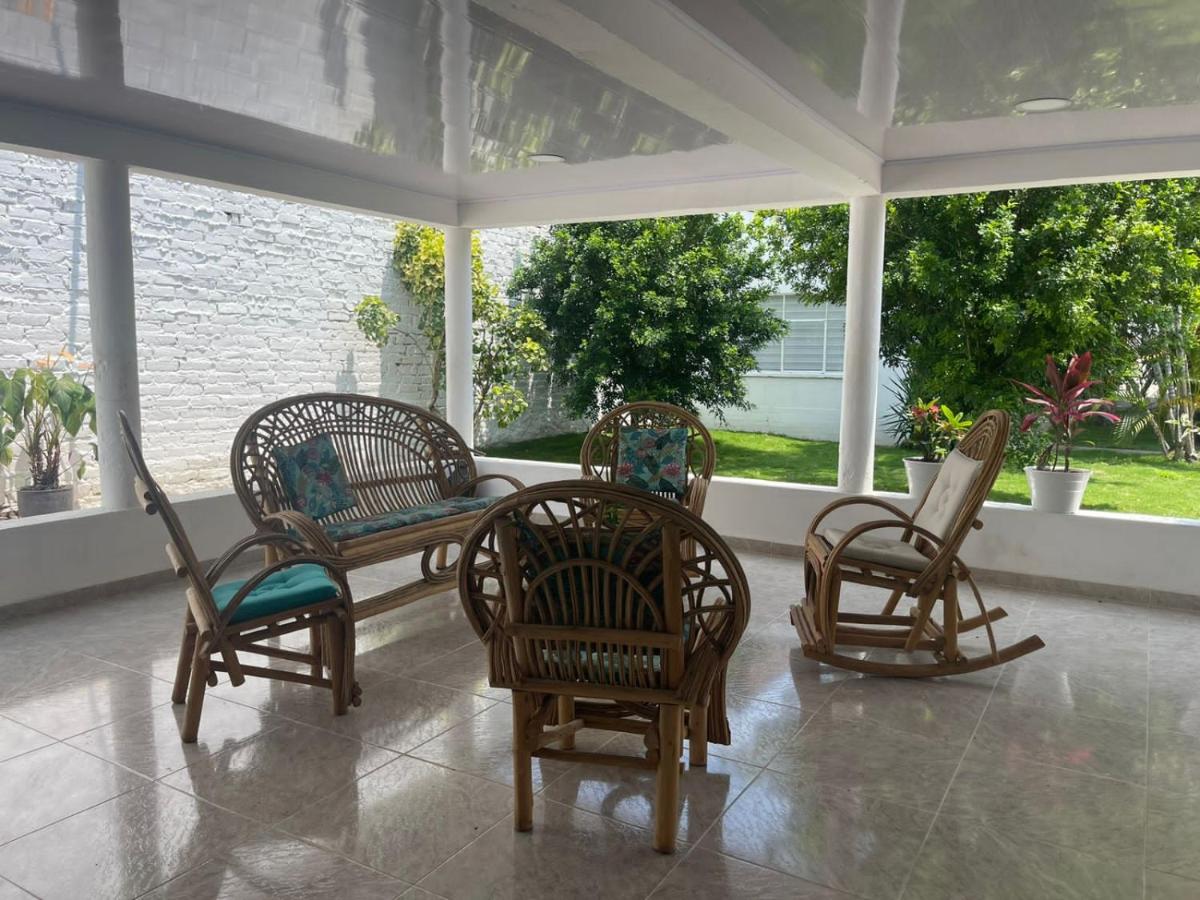 outdoor BBQ area